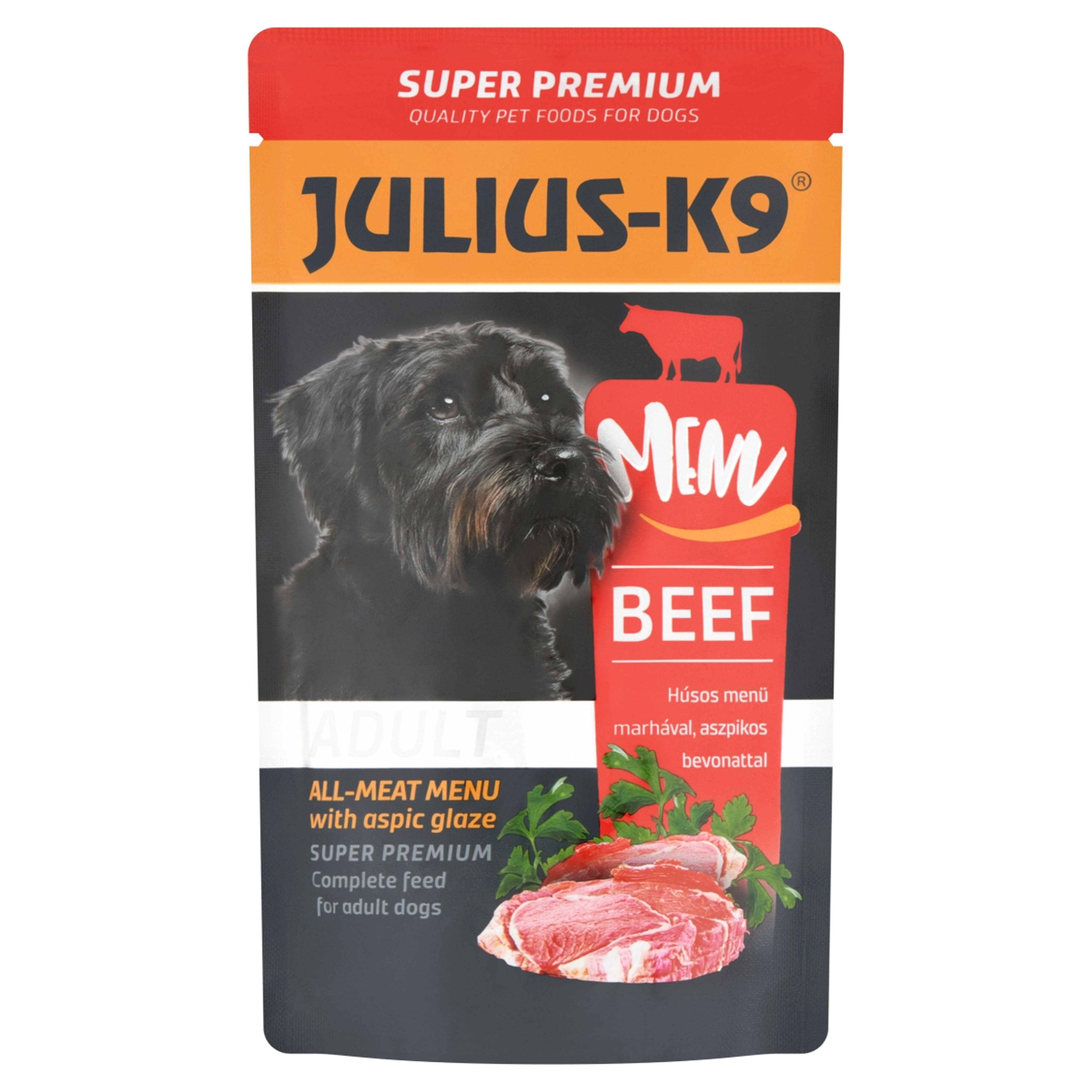 Julius-K9 alutasak kutyáknak, marha - 125 g-1