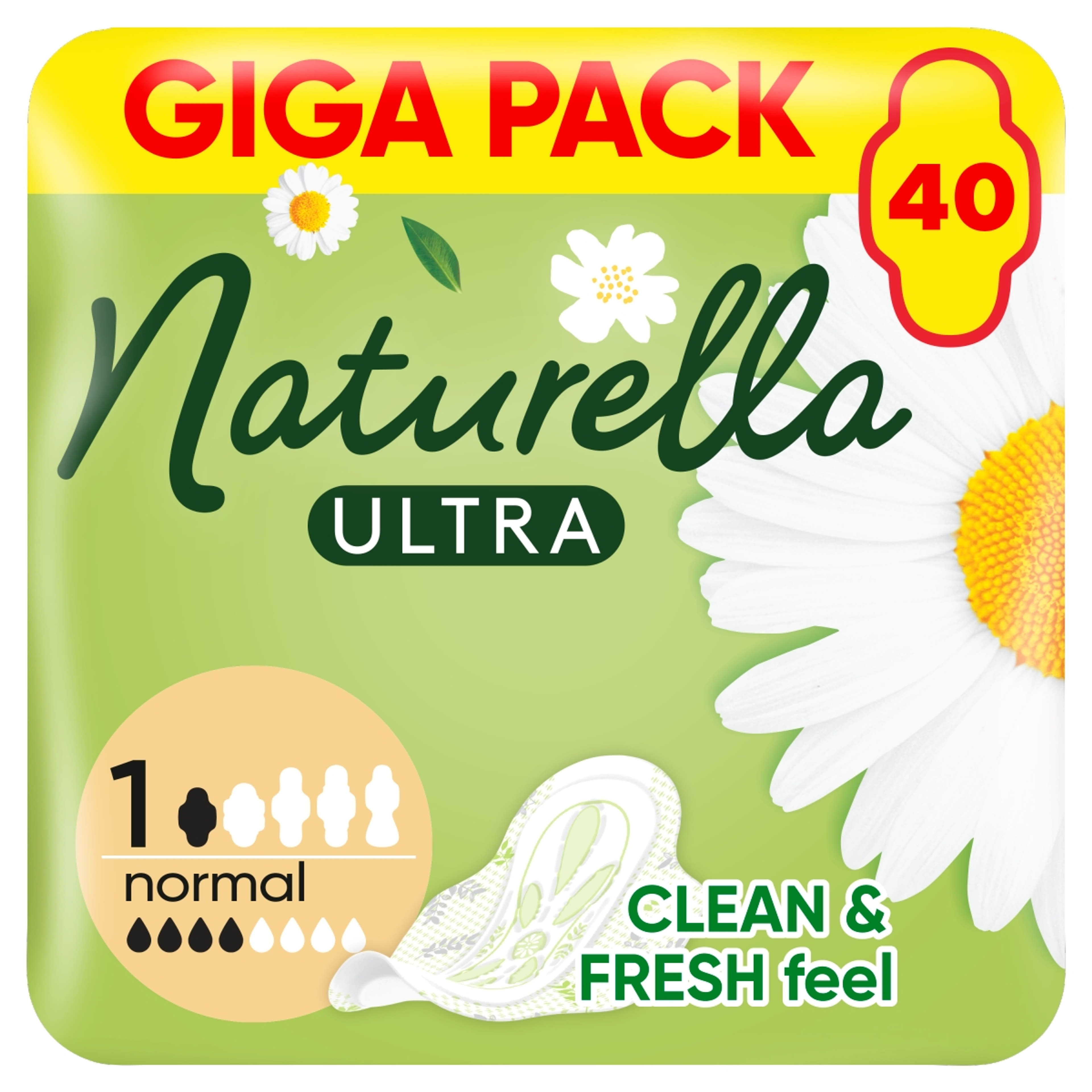 Naturella Ultra Normal szárnyas egészségügyi betét - 40 db-7