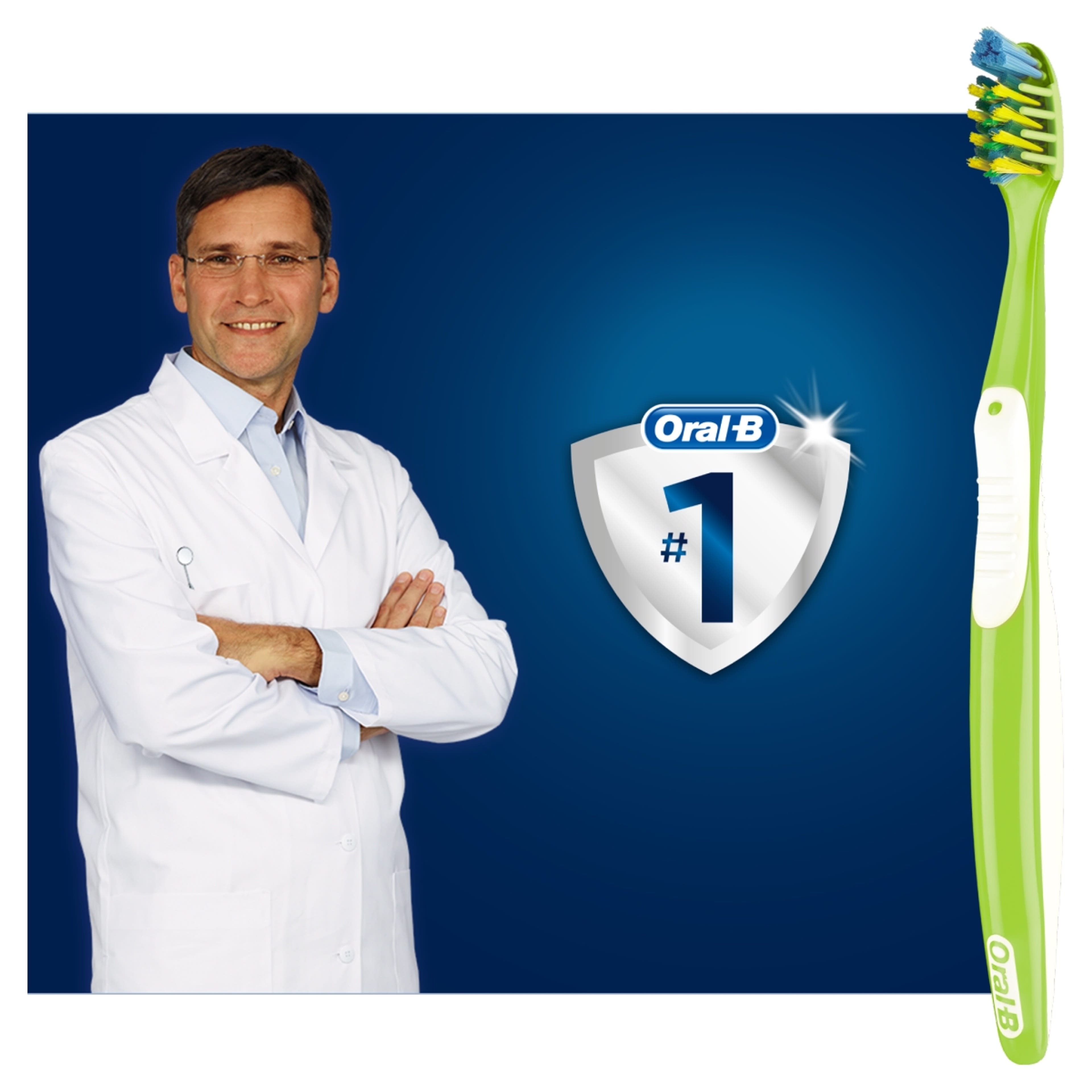 Oral-B Pro-Expert CrossAction Közepes Sörtéjű fogkefe - 1 db-3