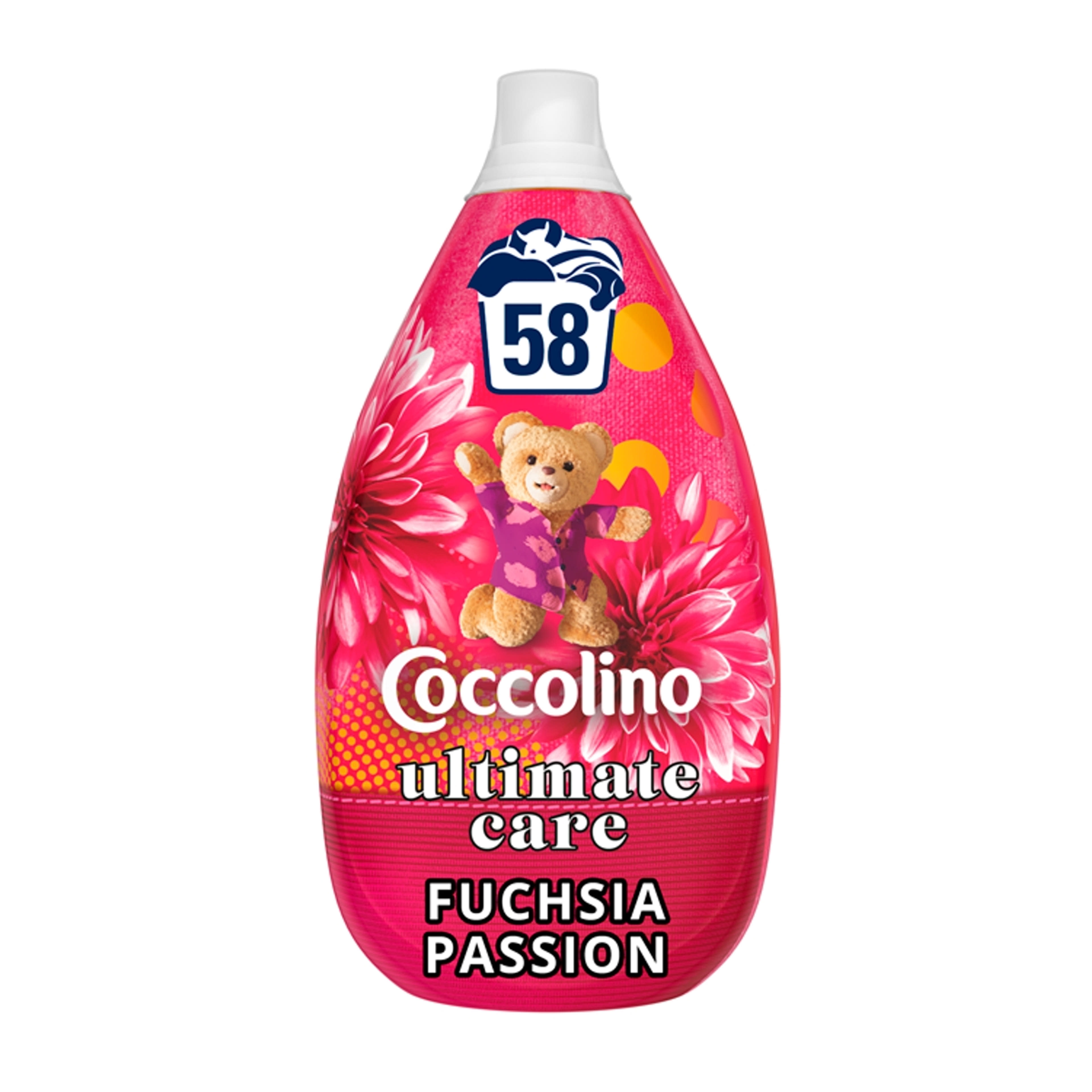 Coccolino Ultimate Care Fuchsia öblítő 58 mosás - 870 ml-2