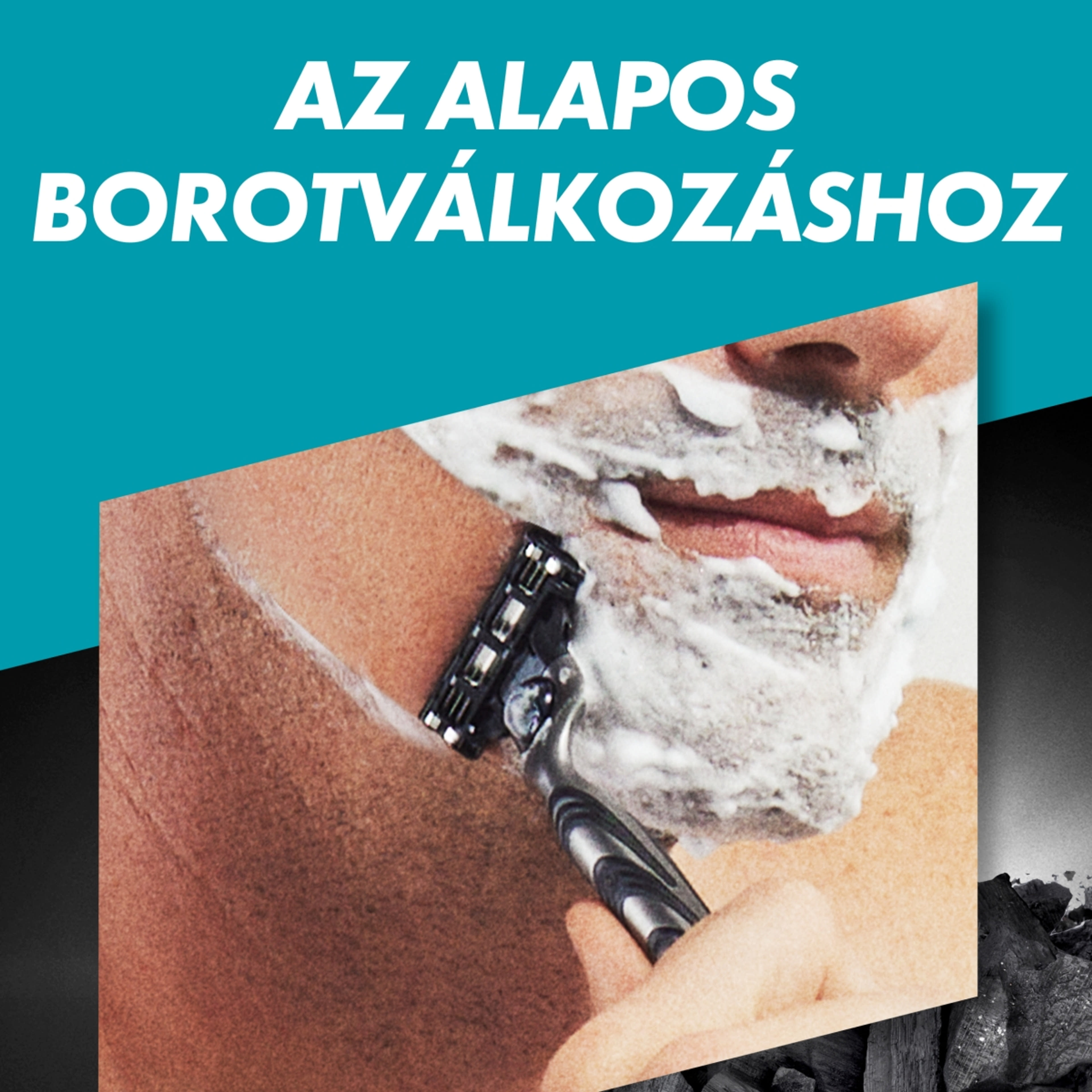 Gillette Mach3 Charcoal borotva készülék + 2 db betét - 1 db-8