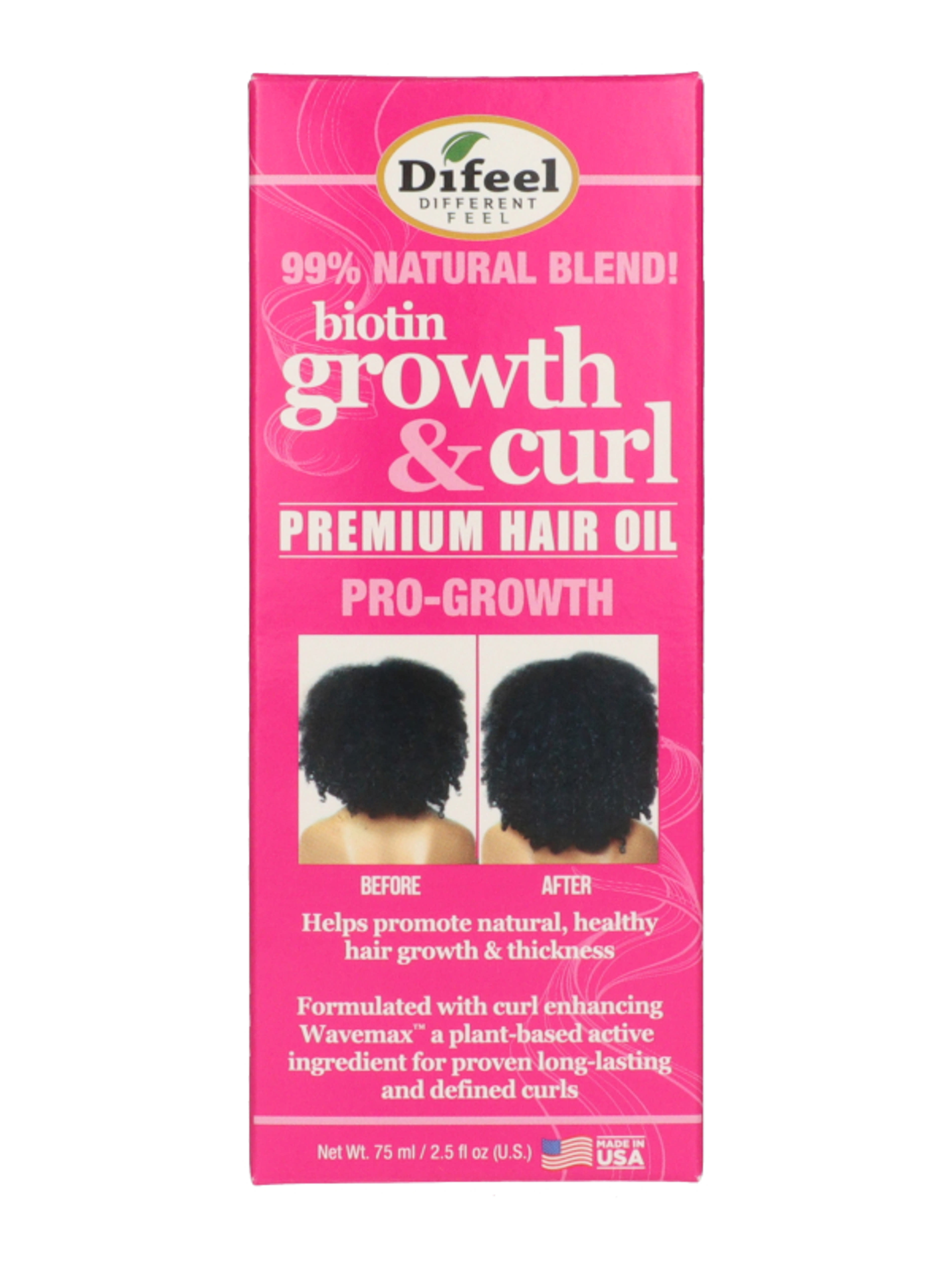 Difeel Growth&Curl Pro-Growth hajolaj - 75 ml