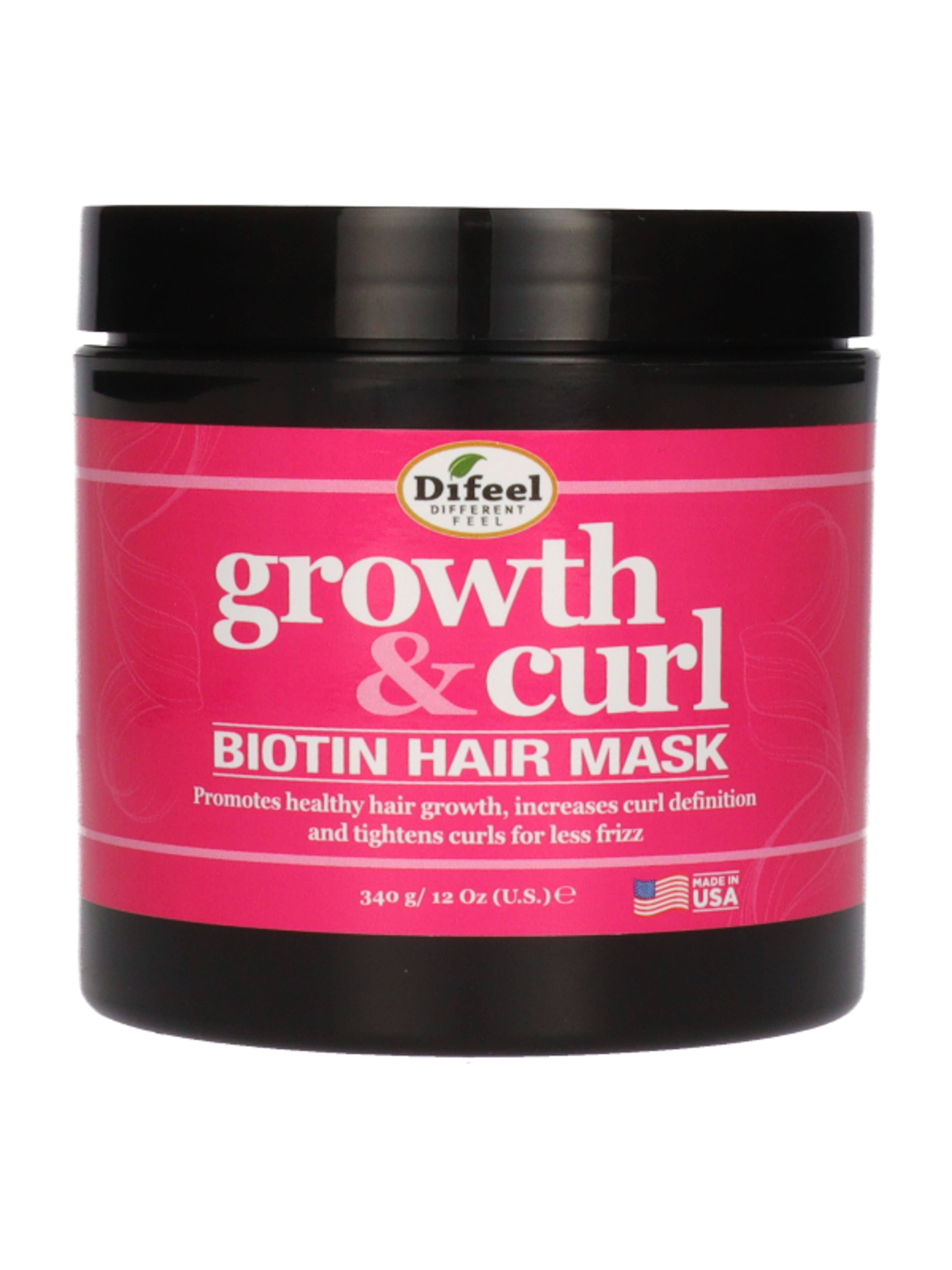 Difeel Growth&Curl Biotin hajmaszk - 340 g