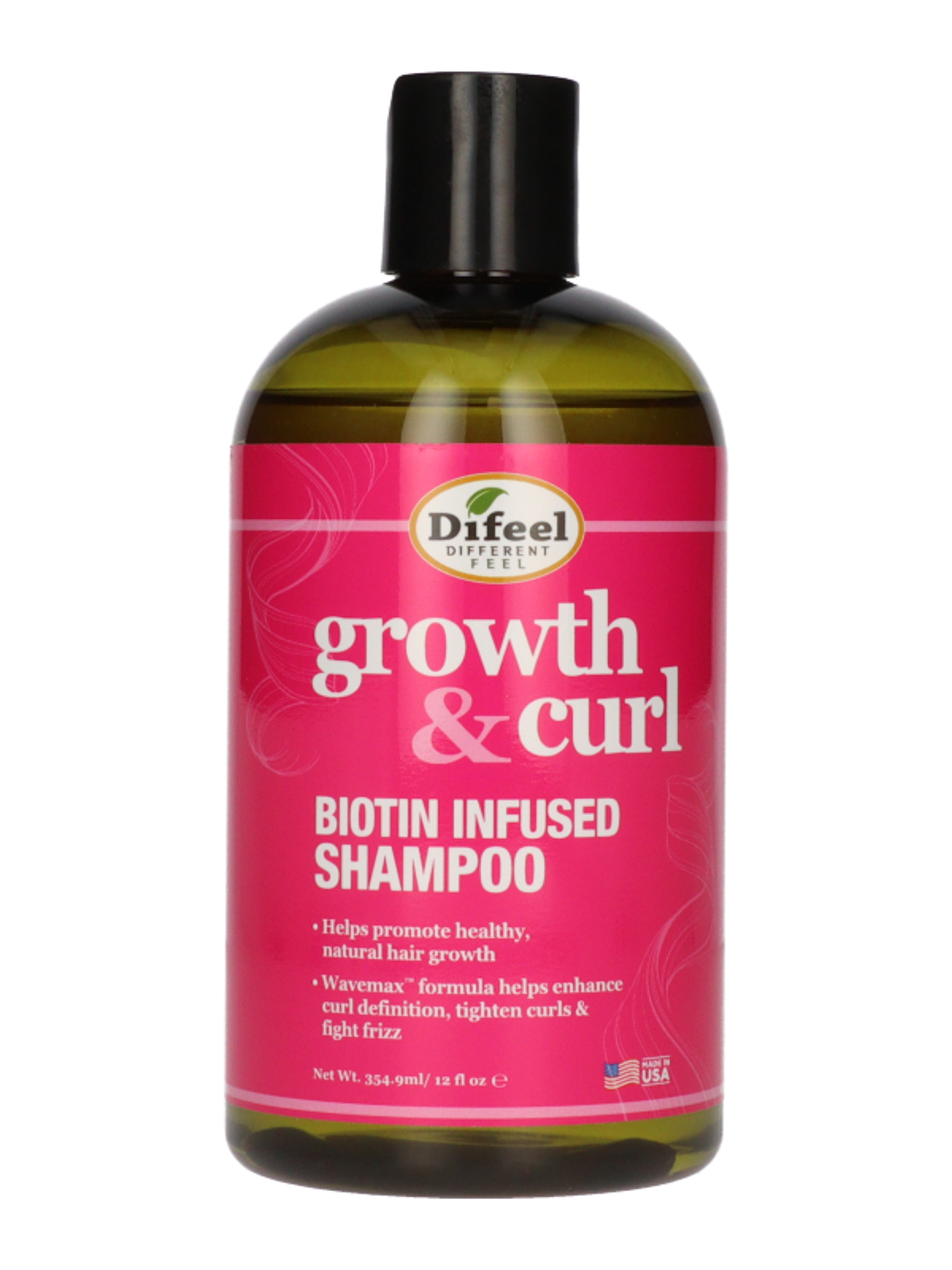 Difeel Growth&Curl Biotin sampon - 355 ml