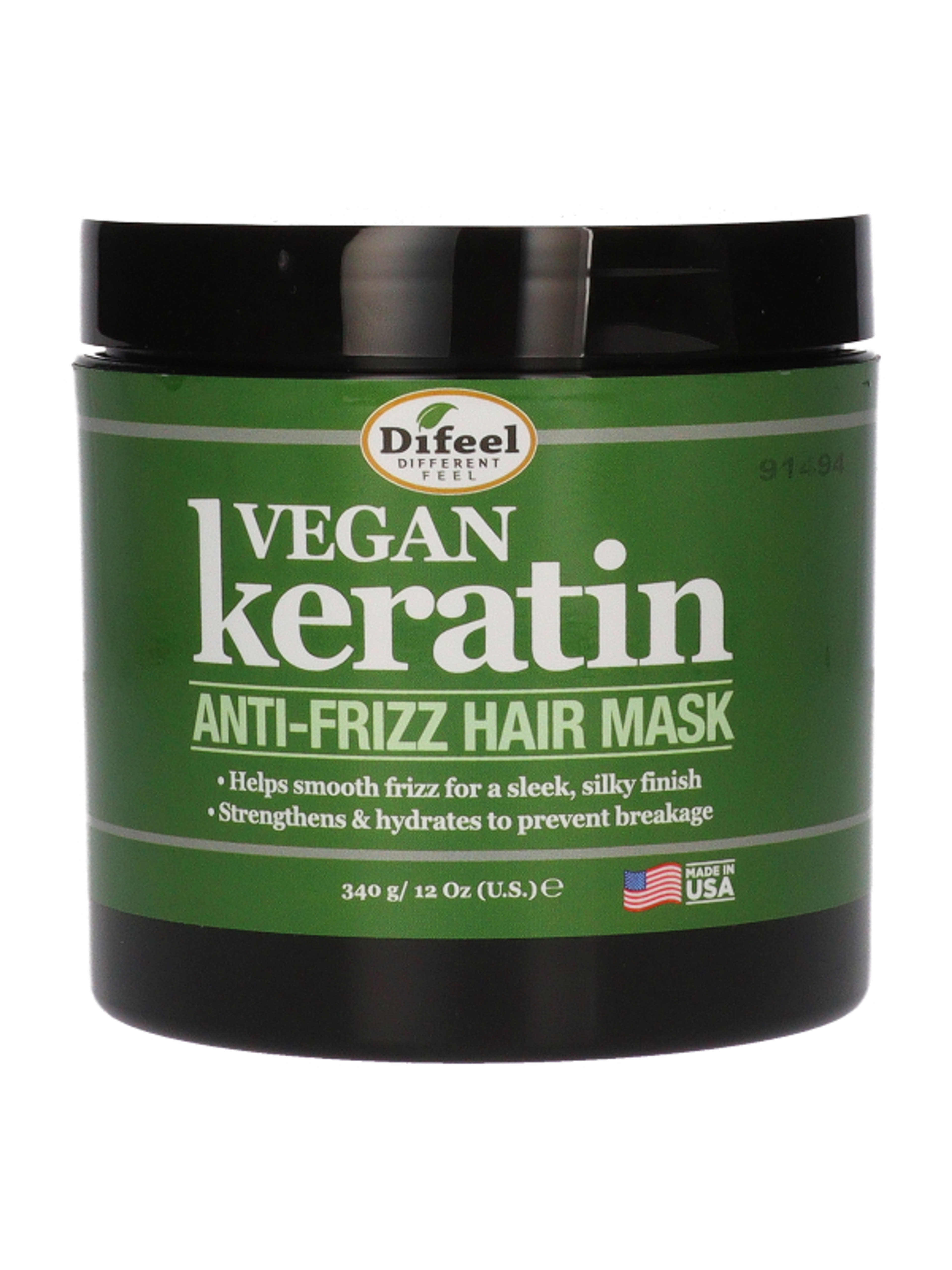 Difeel Premium Vegan hajmaszk keratinnal - 340 g