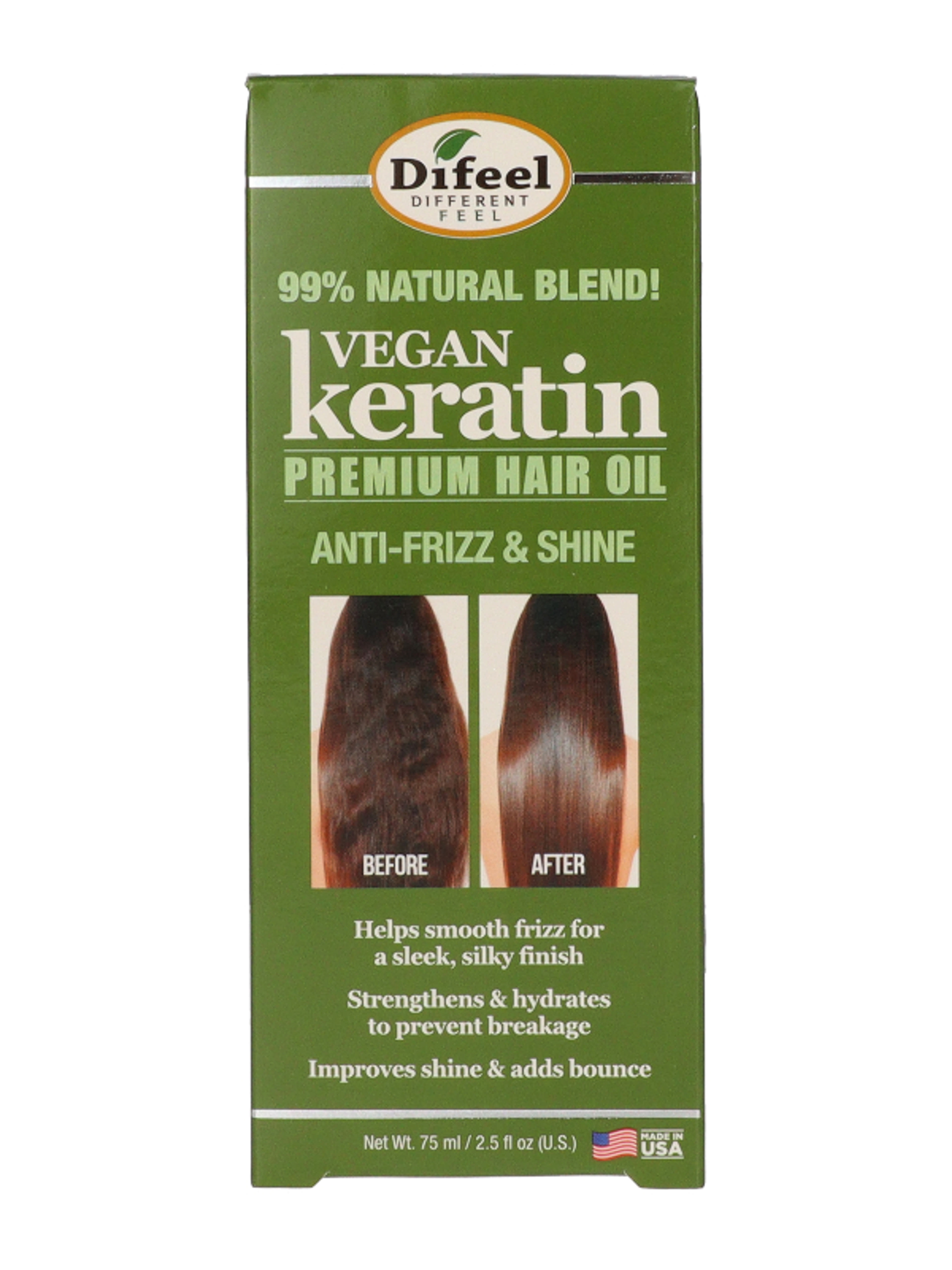 Difeel Premium Vegan hajolaj keratinnal - 75 ml