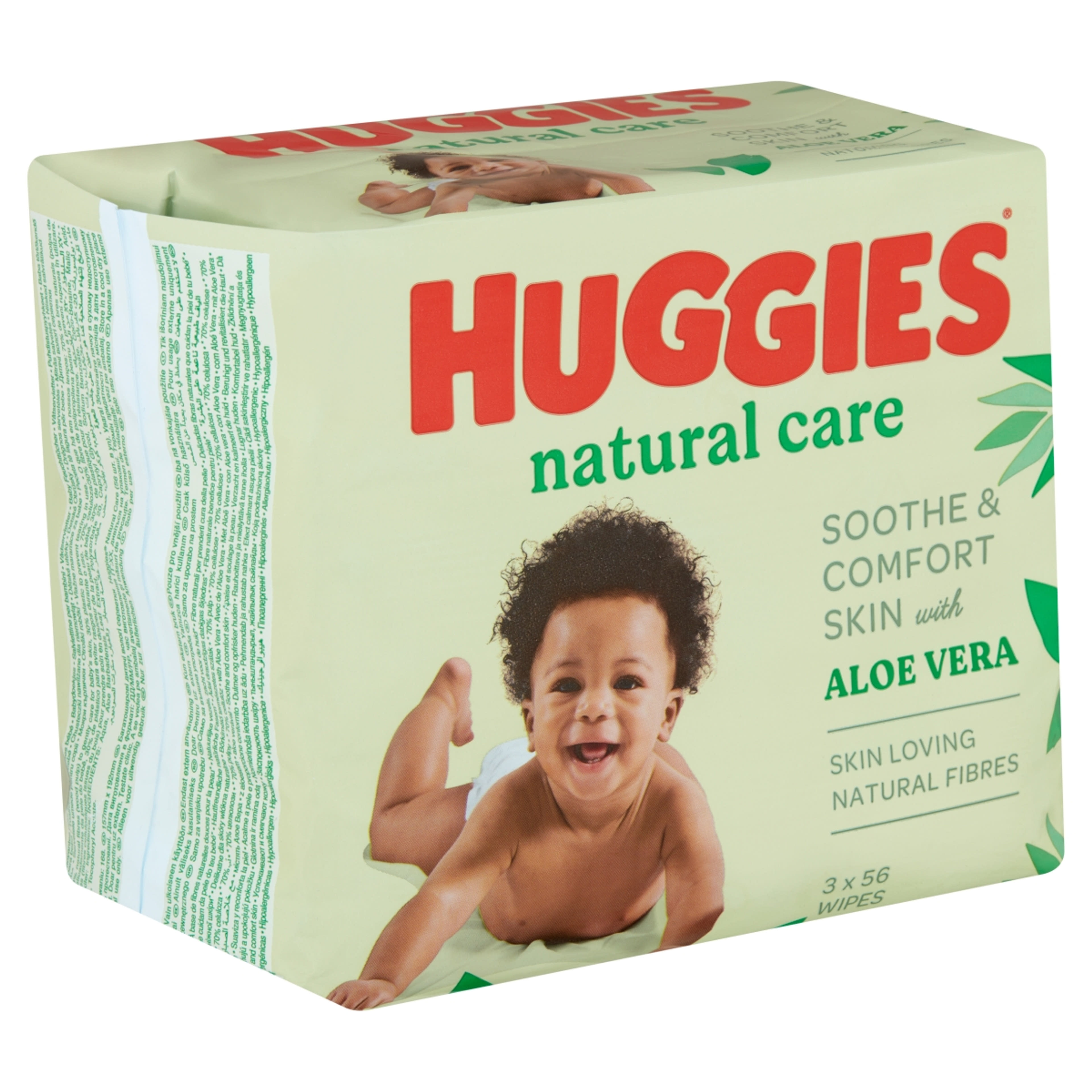 Huggies Natural Care Trio törlőkendő - 168 db-2