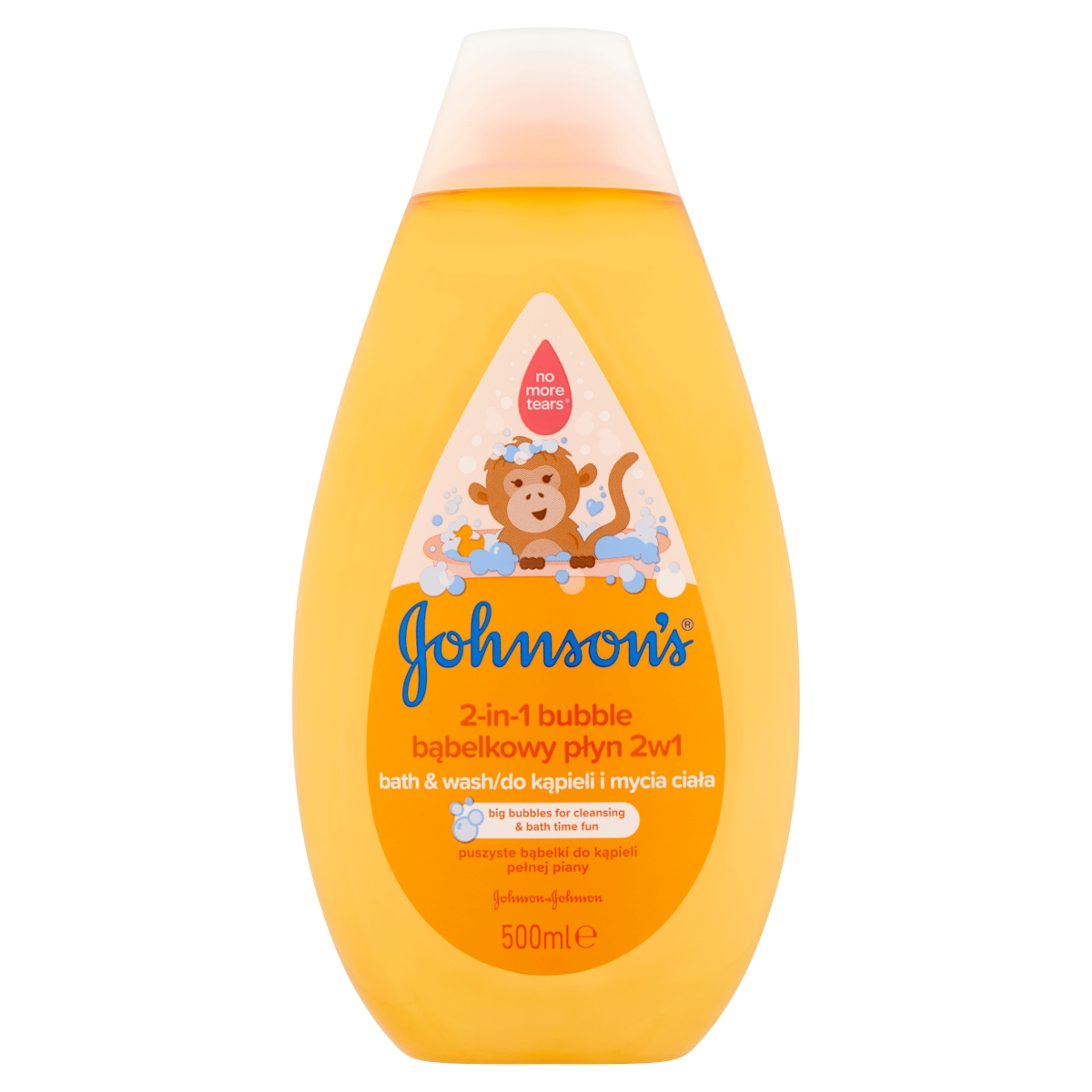 Johnson's 2 az 1-ben buborékos fürdető és tusfürdő gyermekeknek  - 500 ml