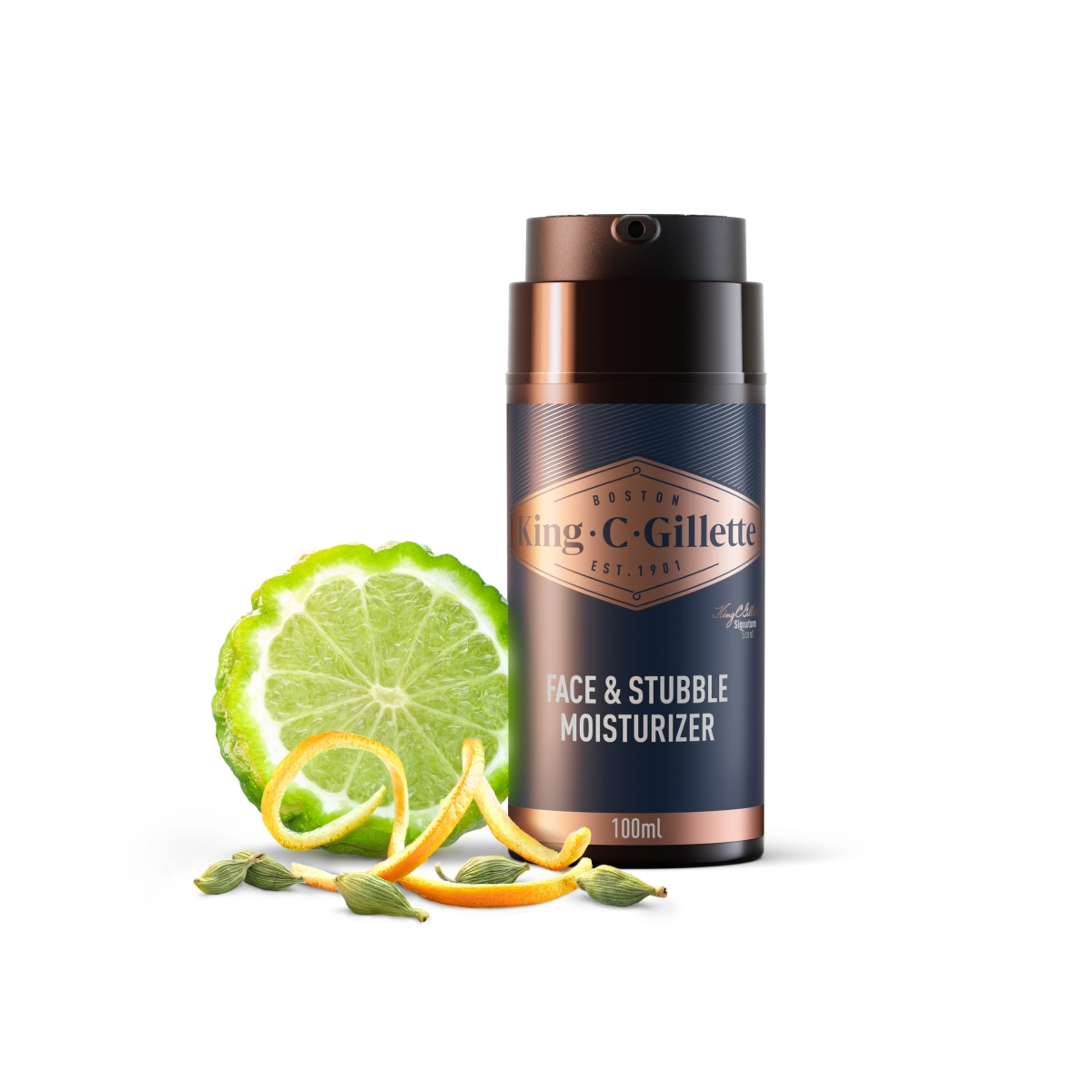 King C. Gillette arcbőr- és borostahidratáló krém B-vitaminnal  - 100ml-8