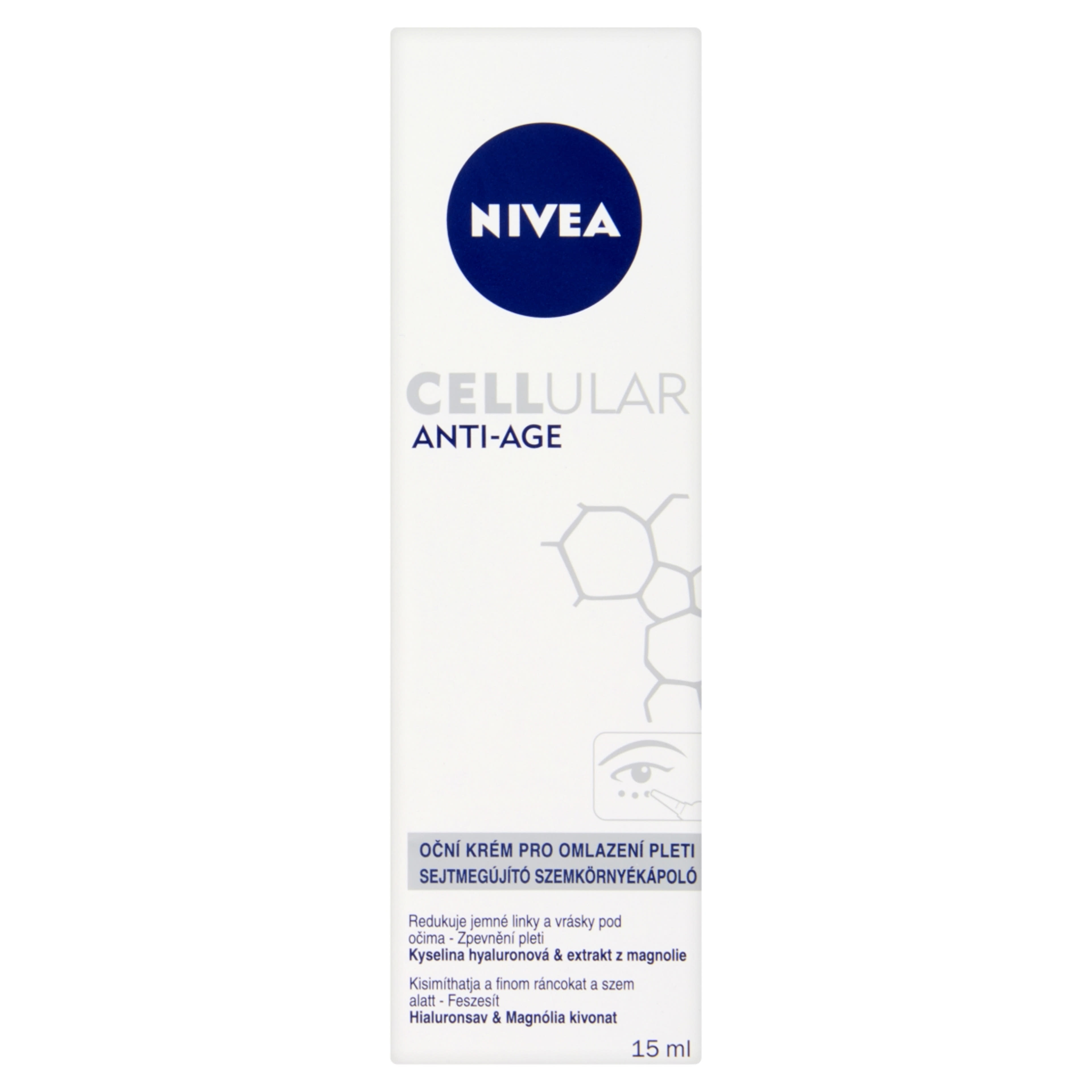 Nivea Hyaluron Cellular Expert Filler feszesítő szemkörnyékápoló - 15 ml