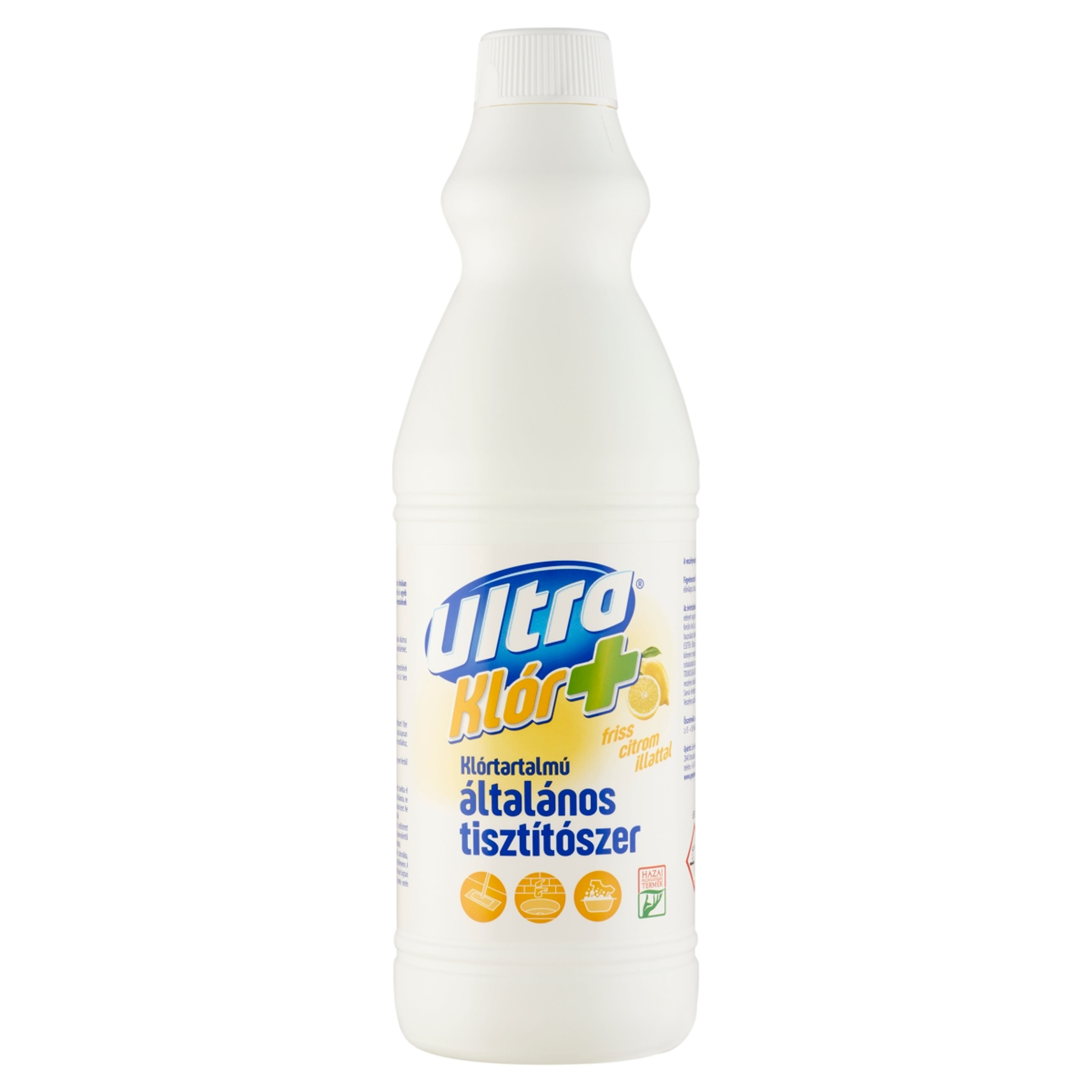 Ultra Klór+ klórtartalmú általános tisztítószer citrom illattal - 1000 ml