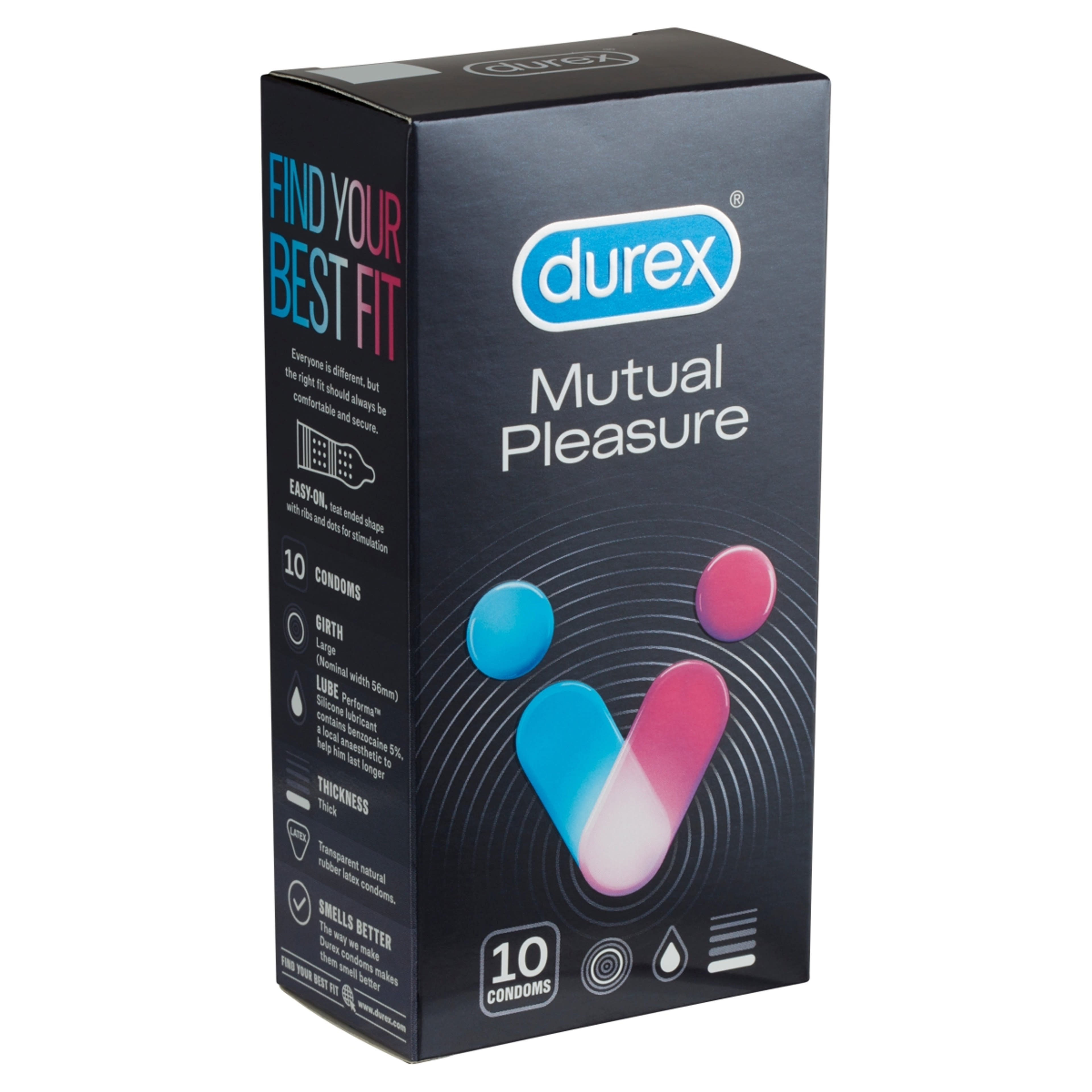 Durex Mutual Pleasure óvszer - 10 db-2
