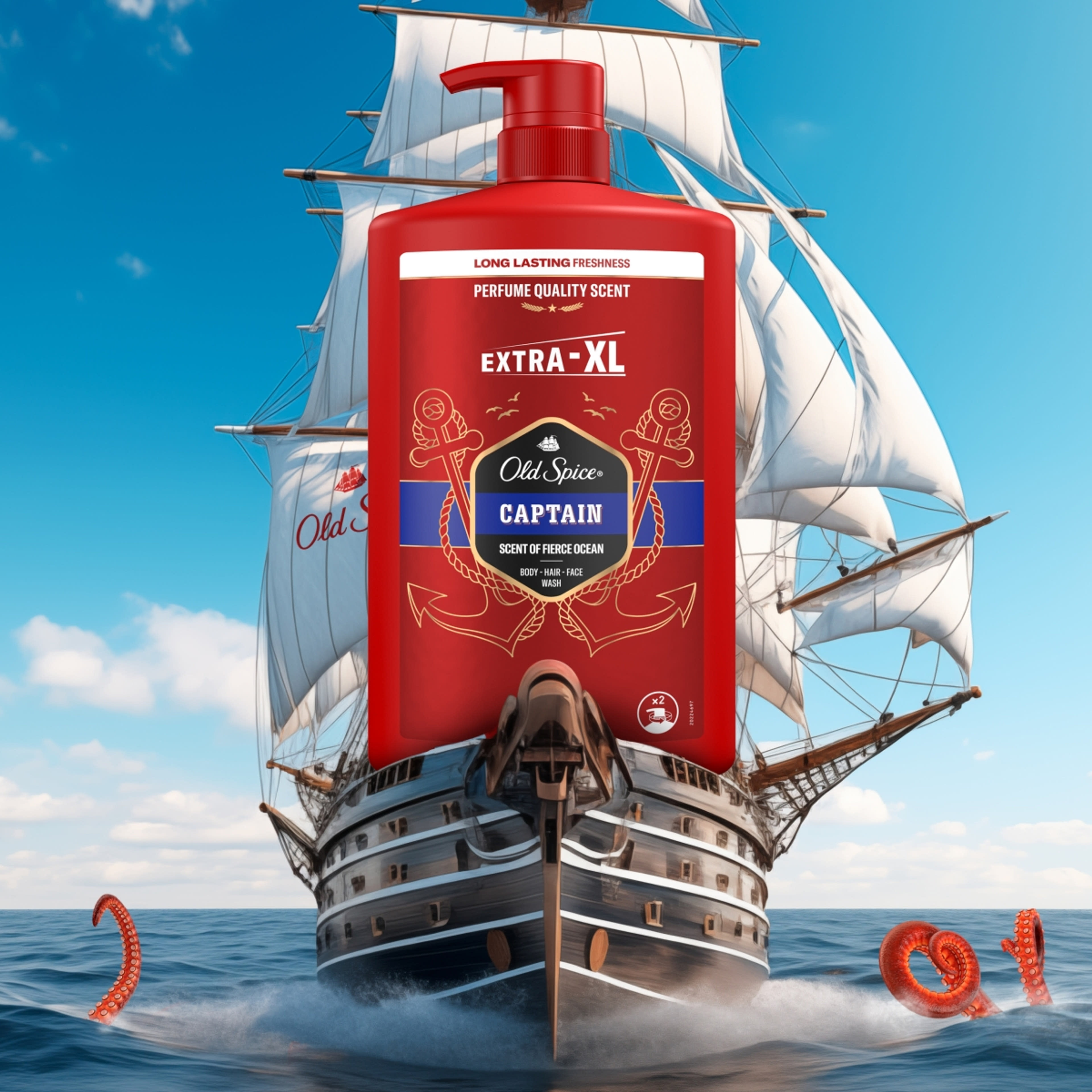 Old Spice Captain tusfürdő - 1000 ml-7