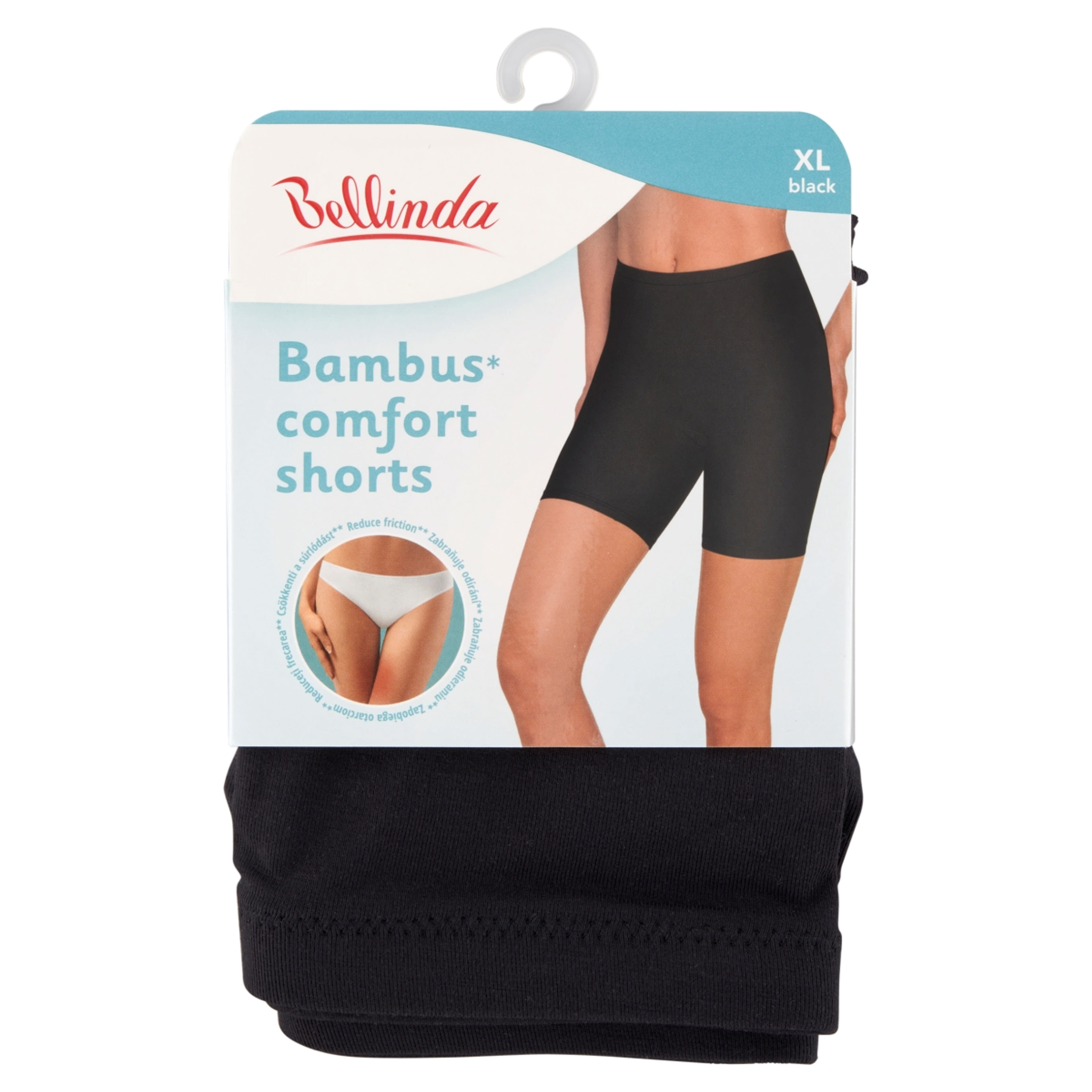 Bellinda Bambus Comfort short fekete XL-es méret - 1 sb