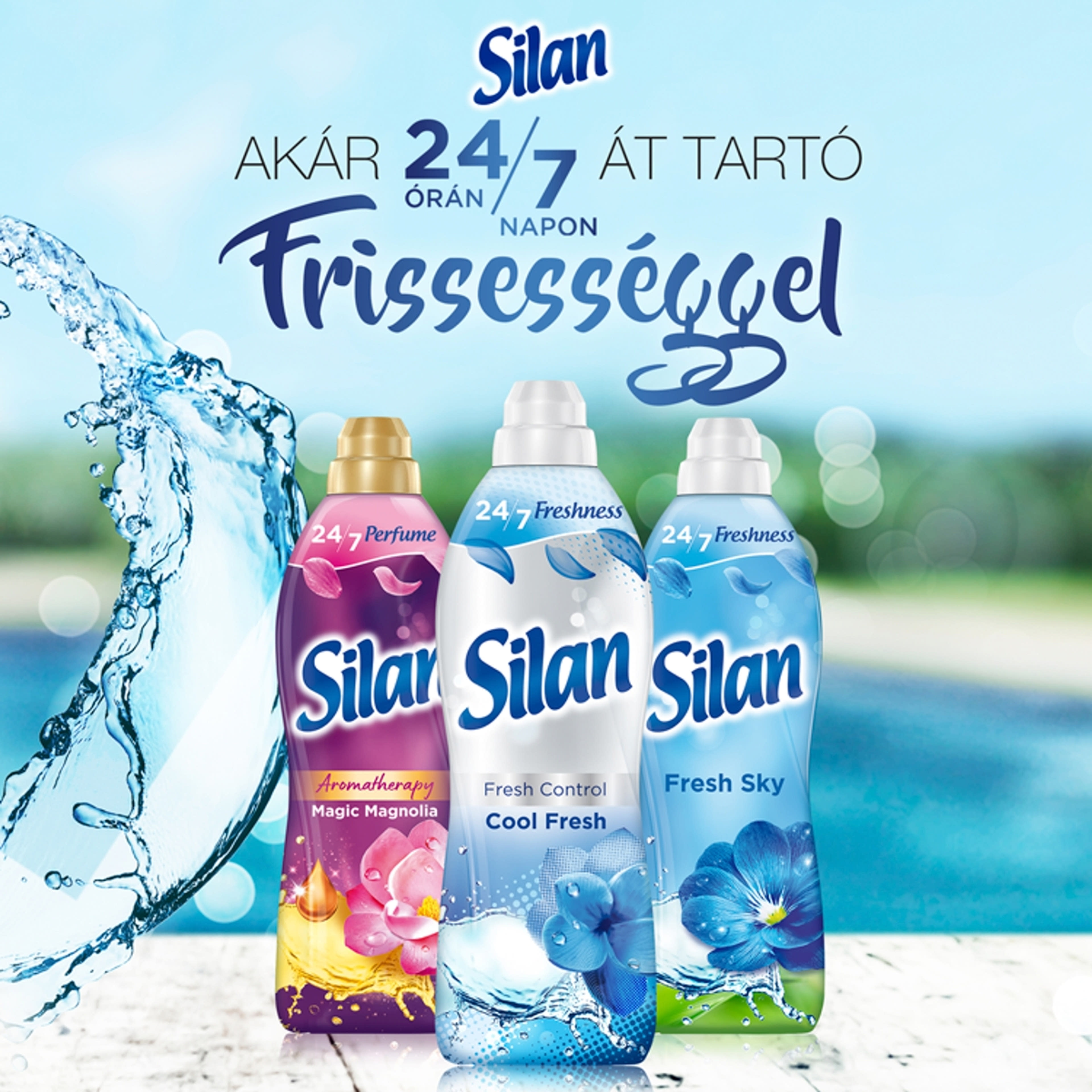 Silan Fresh Control Cool Fresh öblítő 62 mosás - 1364 ml-4