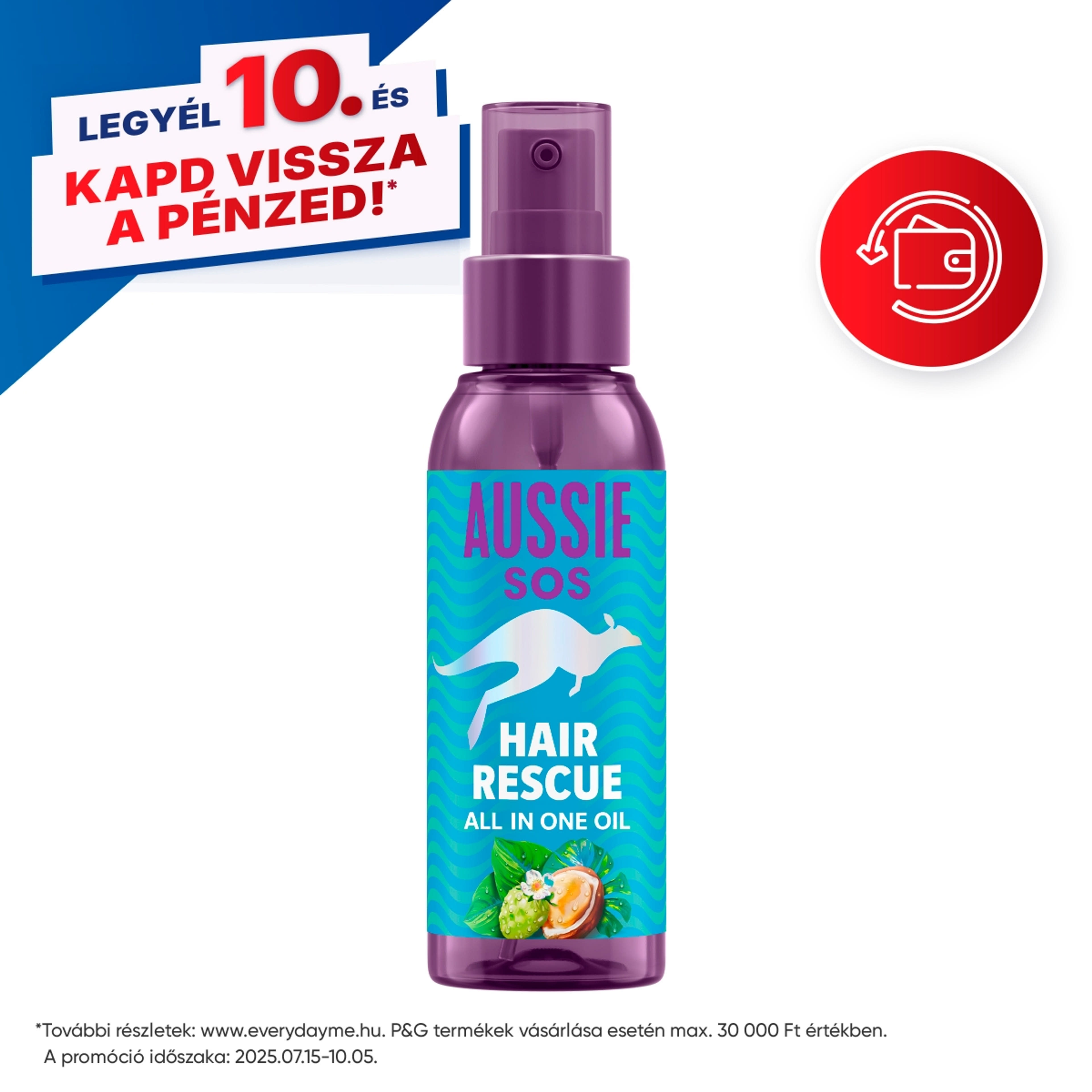 Aussie SOS Hair Rescue szérum olaj - 100 ml