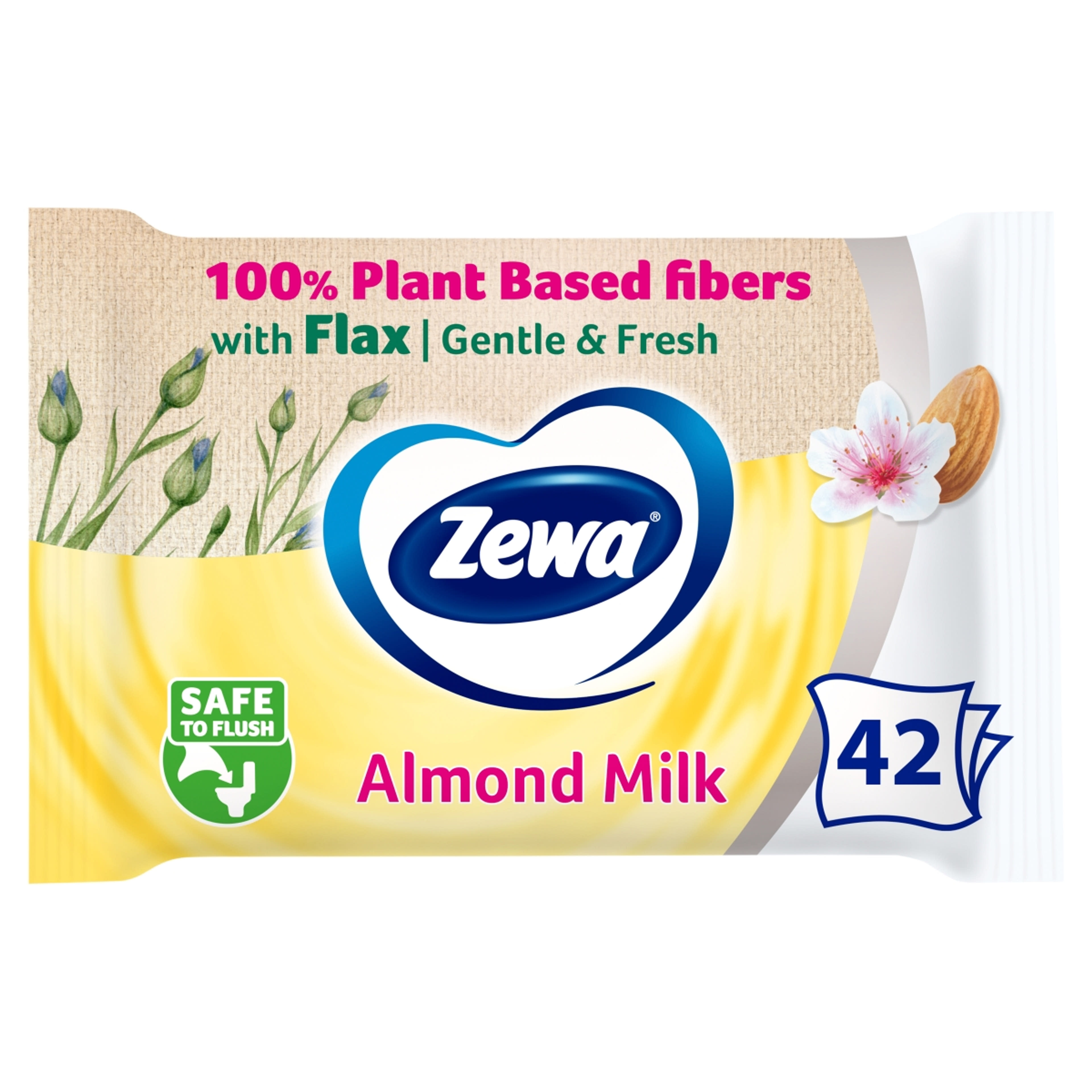 Zewa Almond Milk nedves toalettpapír  - 42 db-7