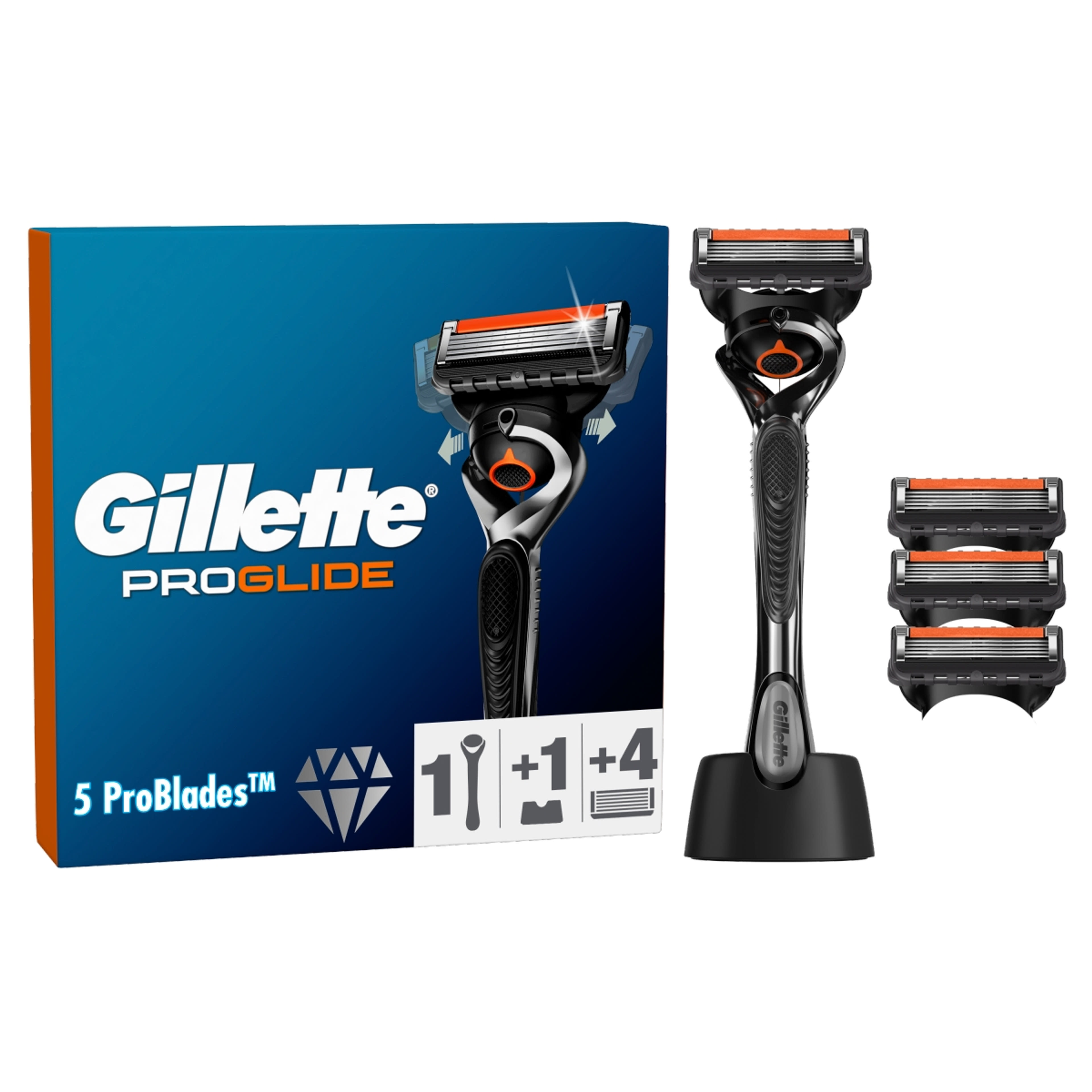 Gillette ProGlide férfi borotva + 5 db borotvabetéttel - 1 db-9