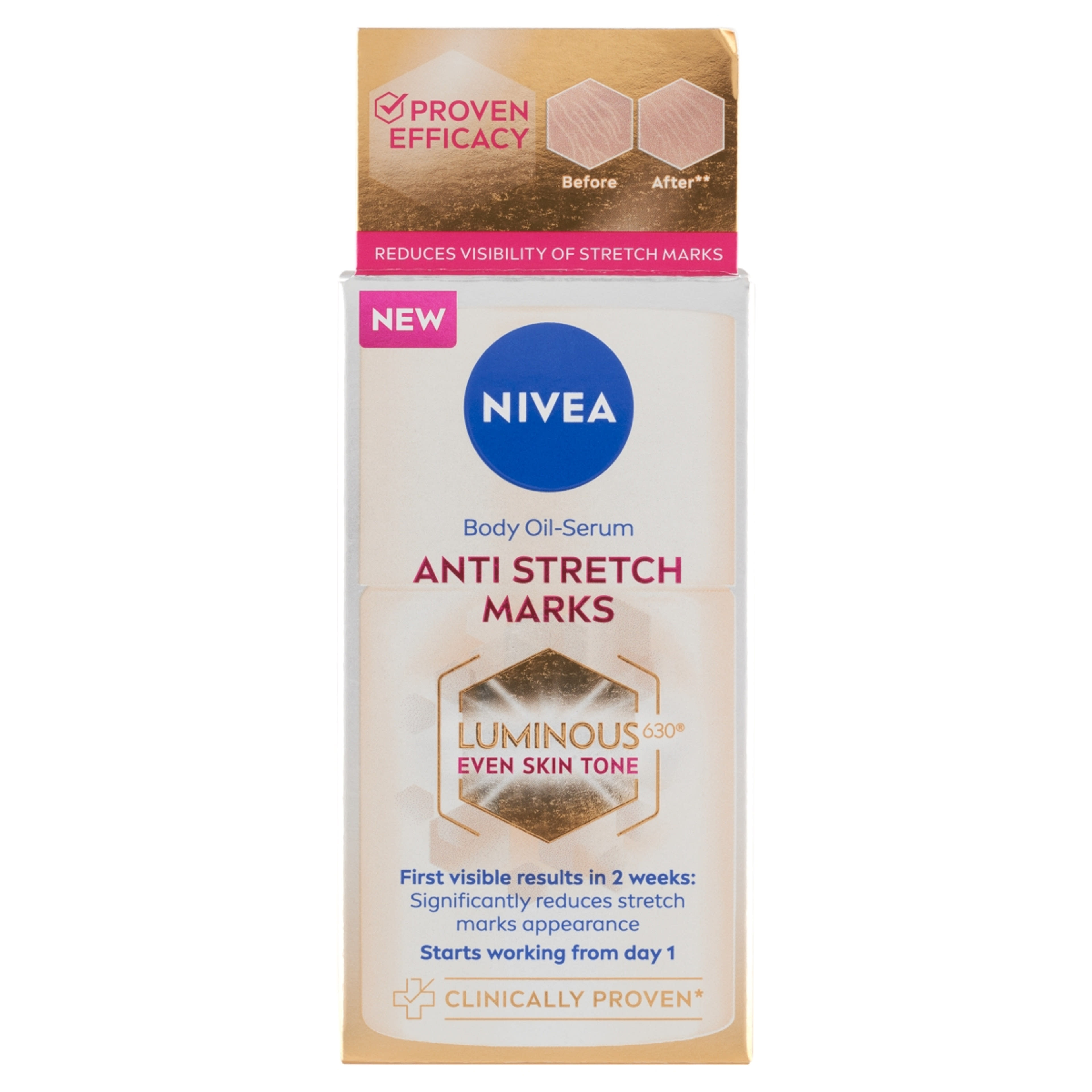 Nivea Luminous 630 Even Skin tone olaj szérum testre - 100 ml