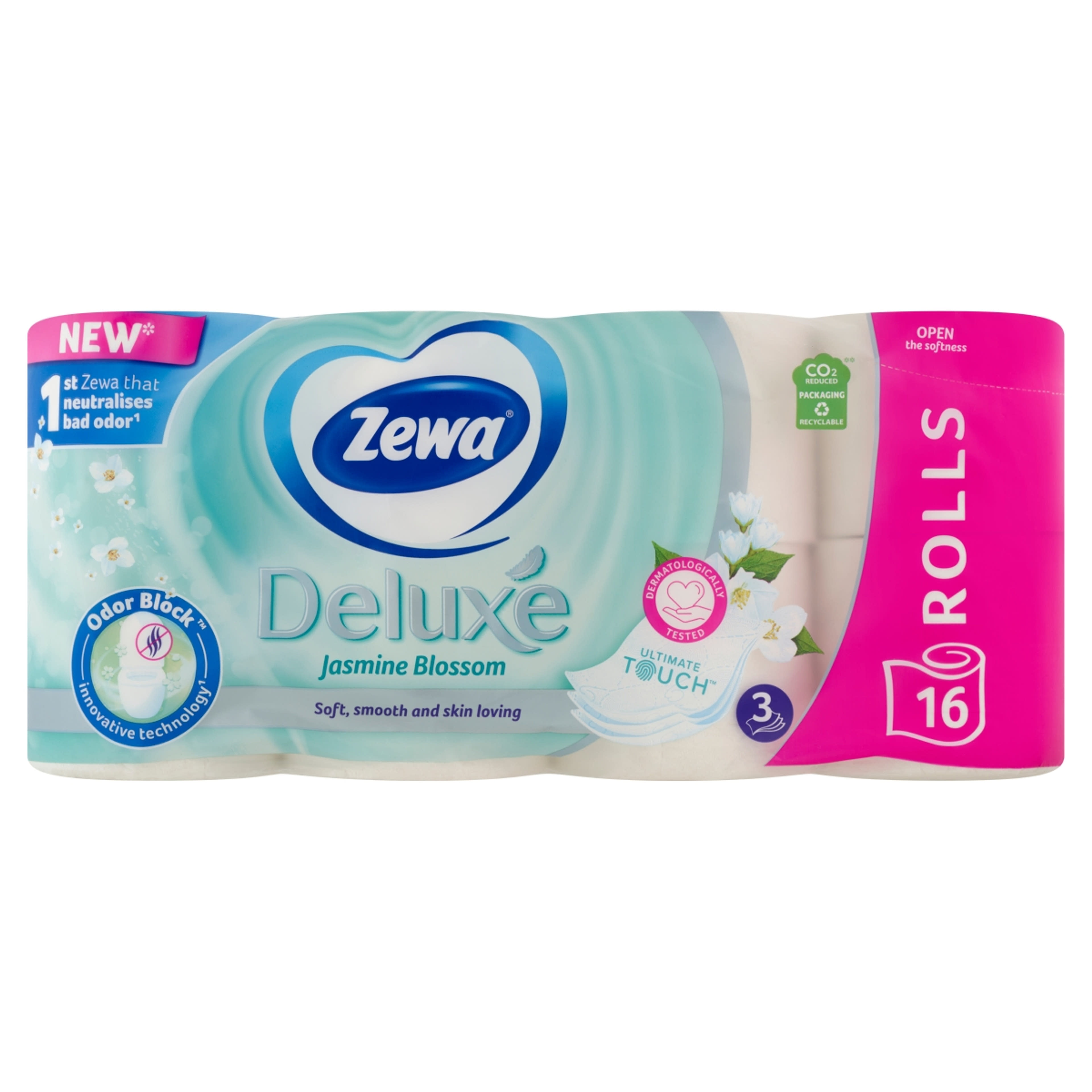 Zewa Deluxe Jasmine Blossom 3 rétegű toalettpapír - 16 tekercs