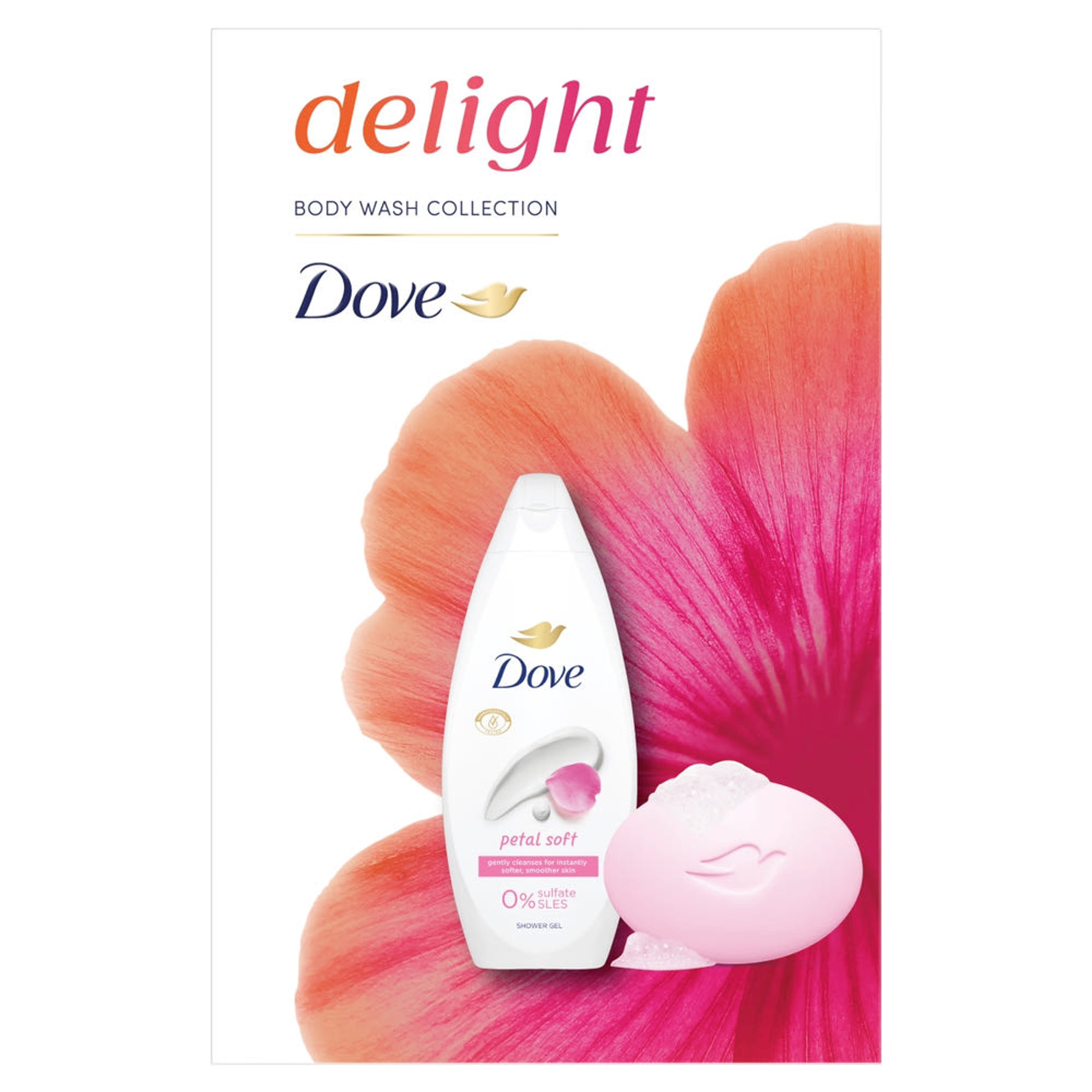 Dove Delight Body Wash Collection ajándékcsomag - 1 db