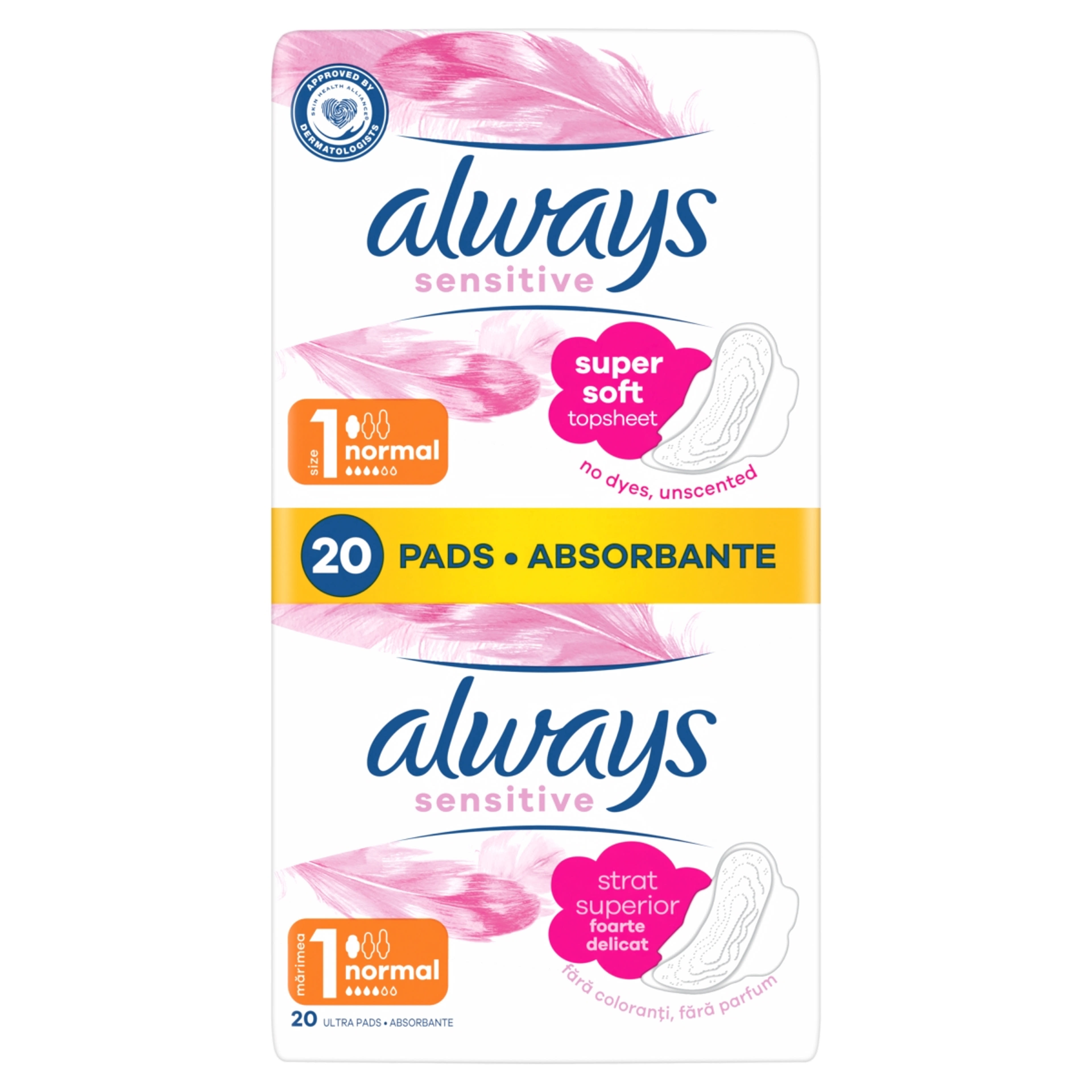 Always Ultra Sensitive Normal Plus intim betét - 20 db-1