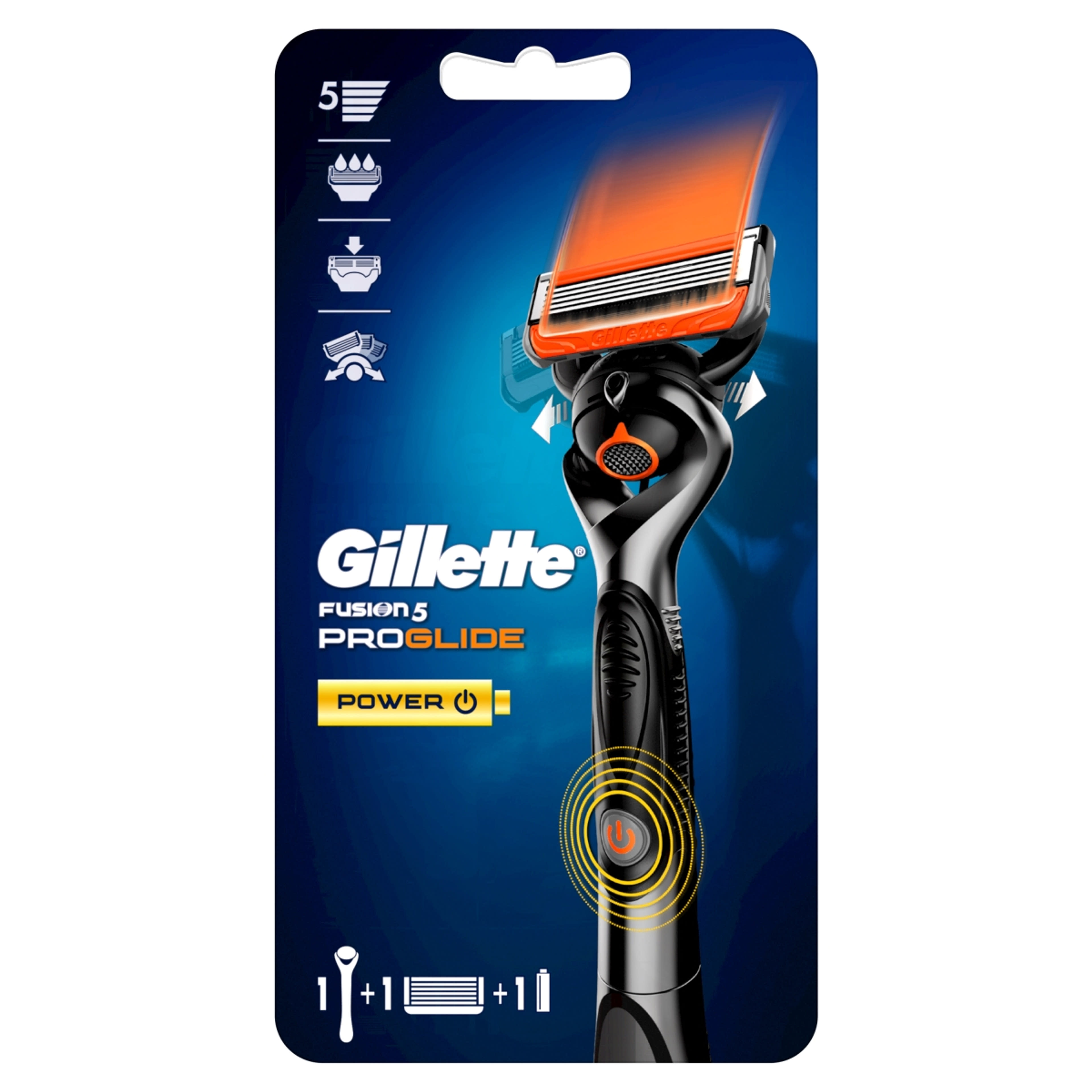 Gillette Fusion ProGlide Power Flexball elemes borotvakészülék - 1 db