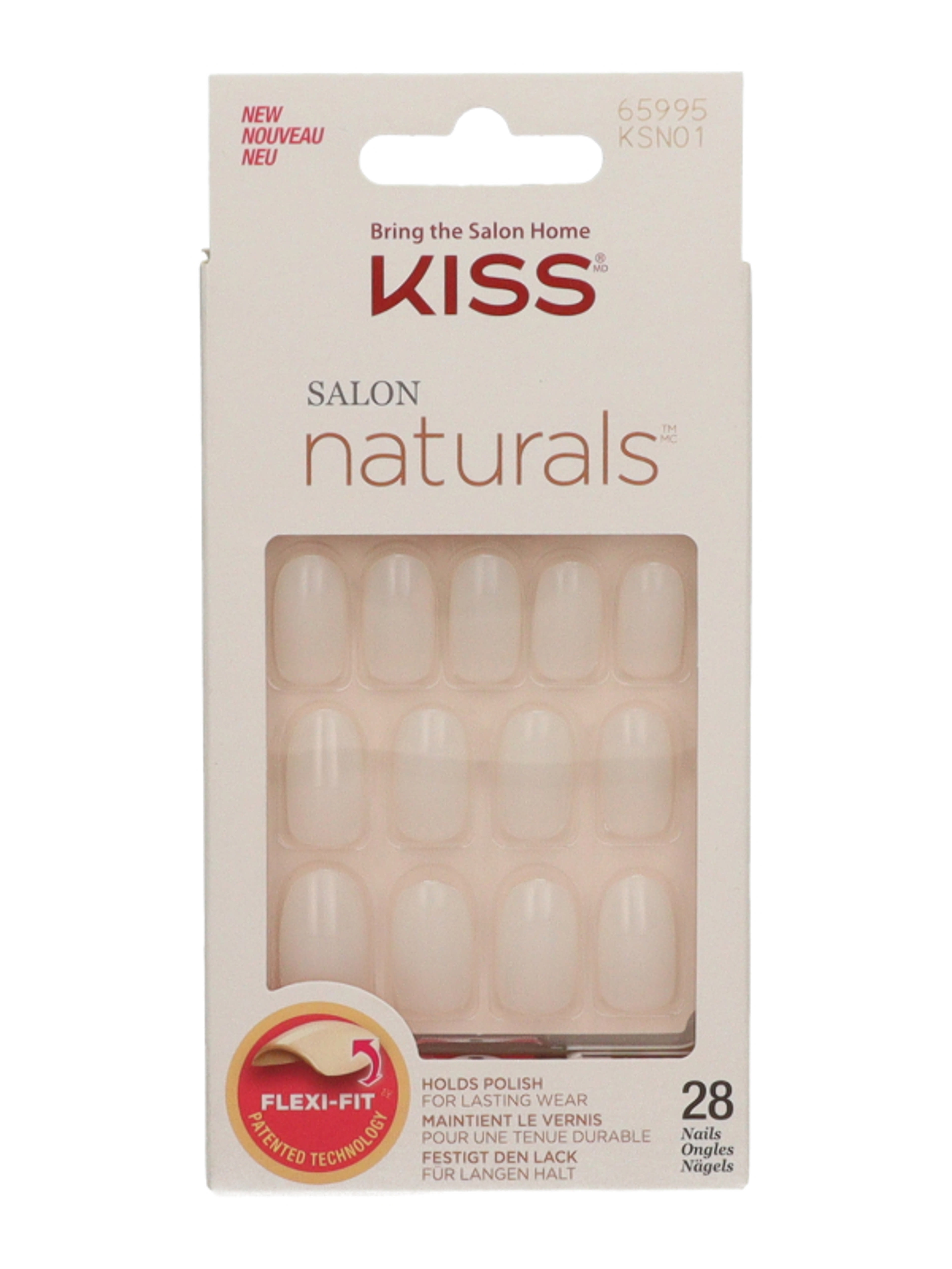 Kiss Salon Natural Break Even műköröm - 1 db-2