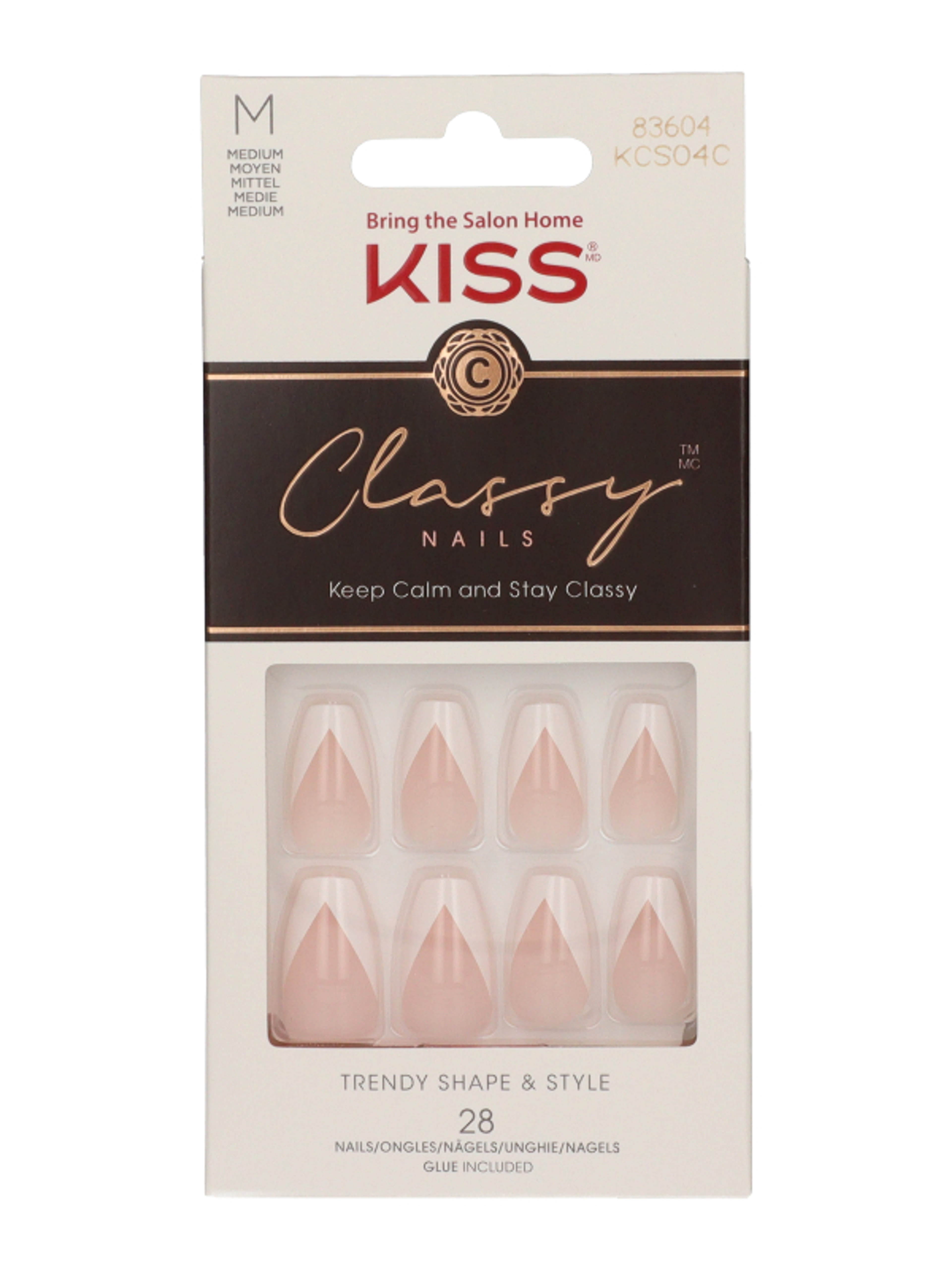 Kiss Classy Nails- Silk Dress műköröm - 1 db-1