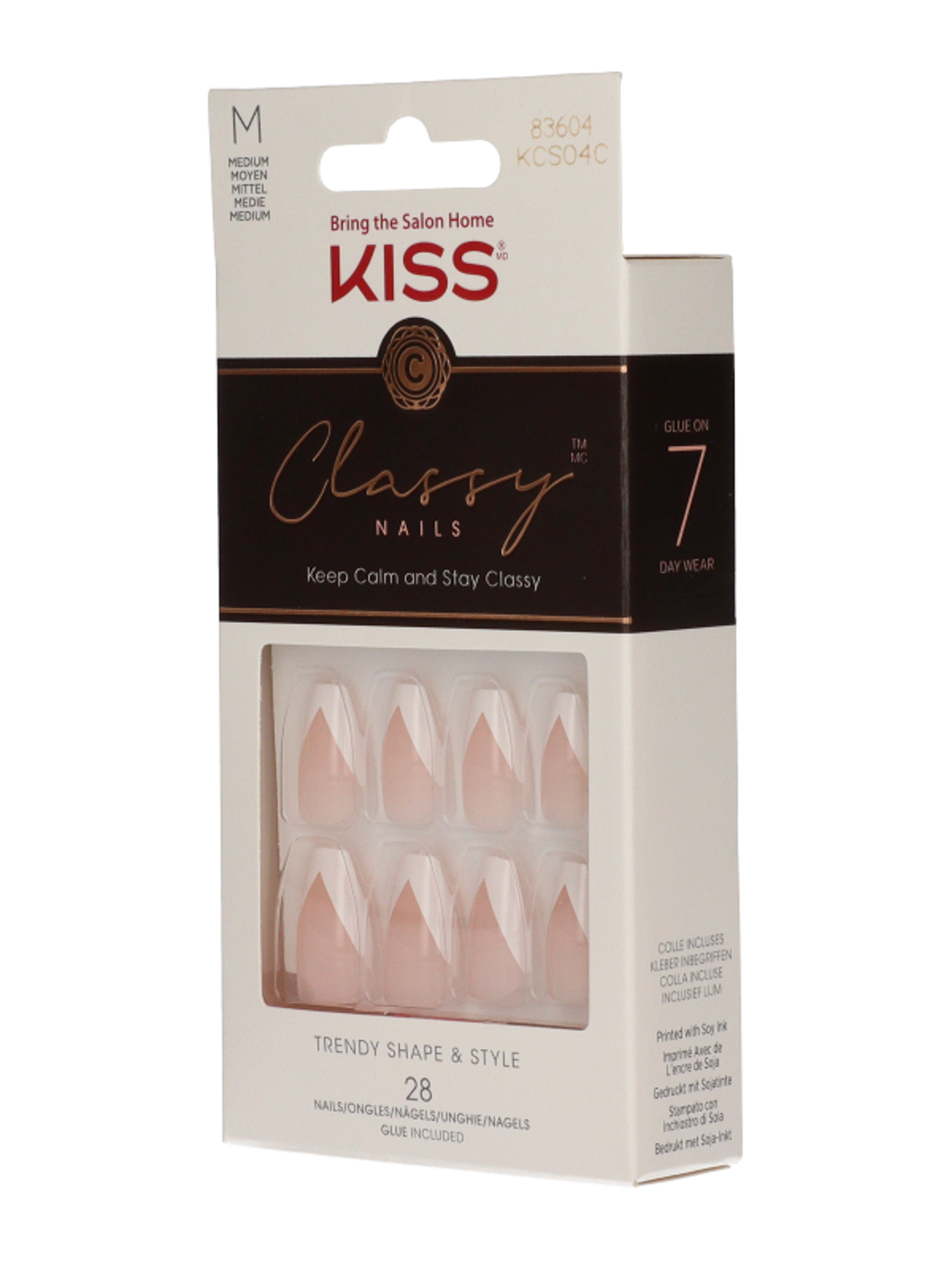 Kiss Classy Nails- Silk Dress műköröm - 1 db-2