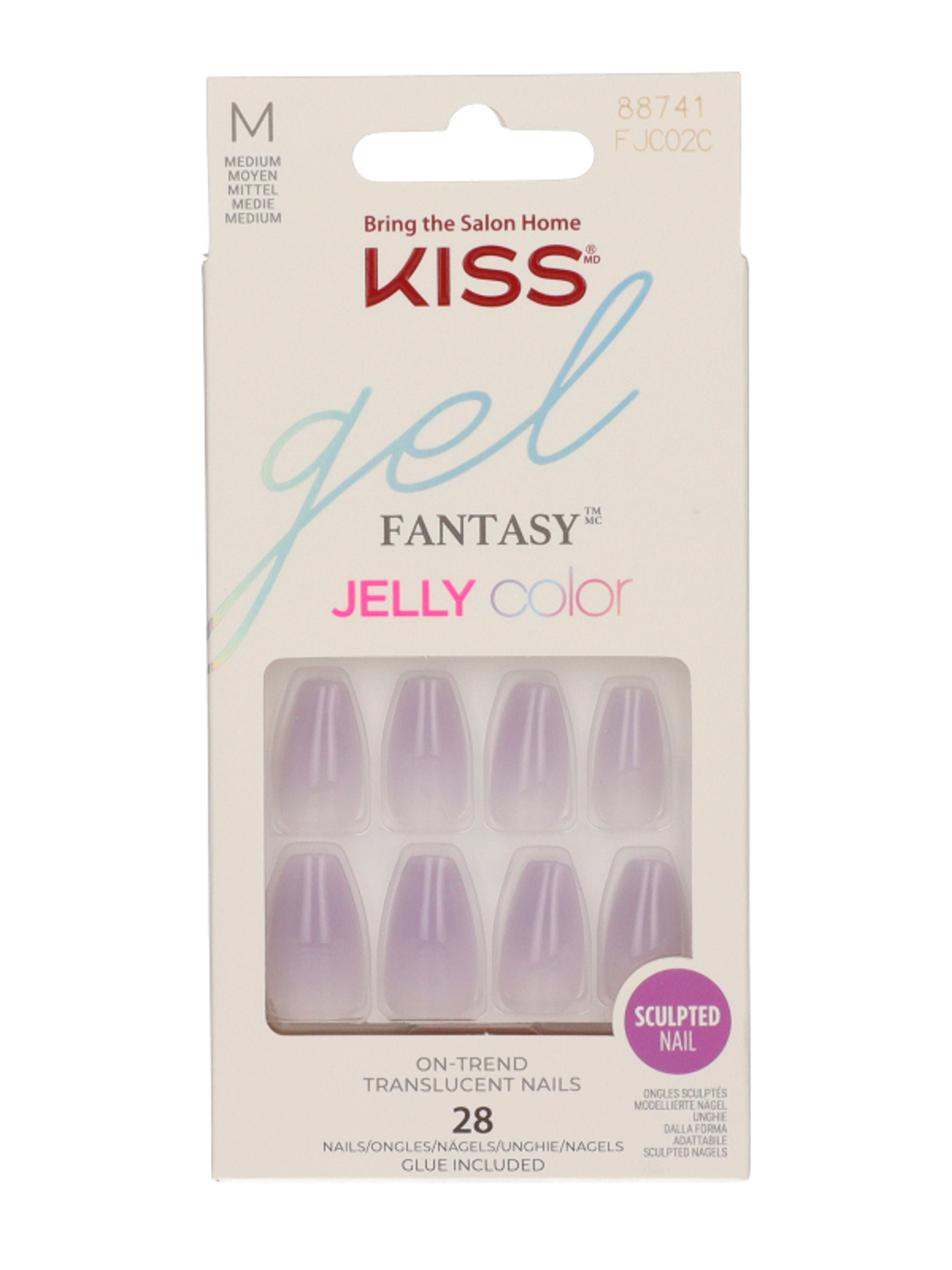 Kiss Jelly Fantasy Nails műköröm /Quince Jelly - 1 db-1