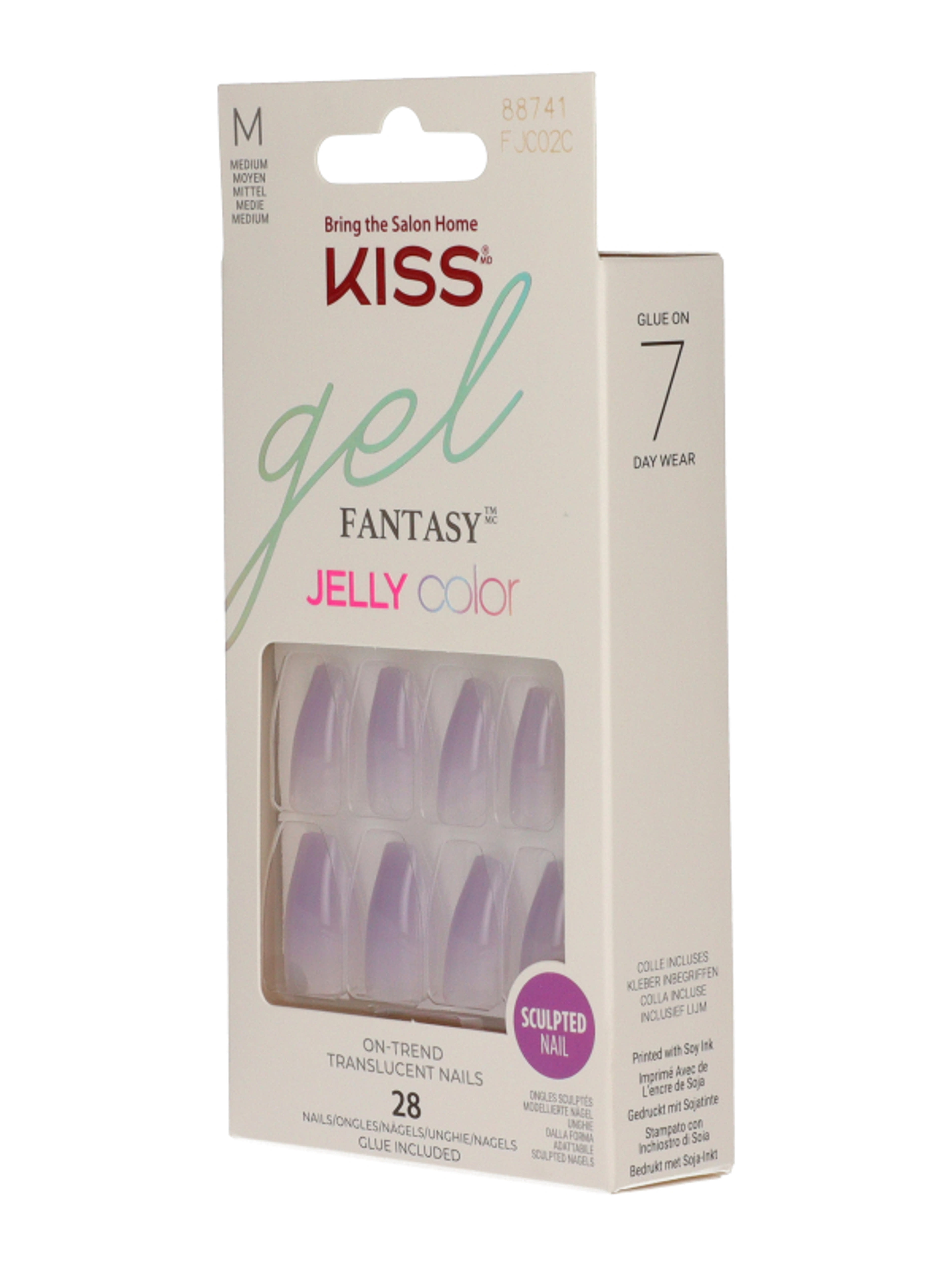 Kiss Jelly Fantasy Nails műköröm /Quince Jelly - 1 db-2