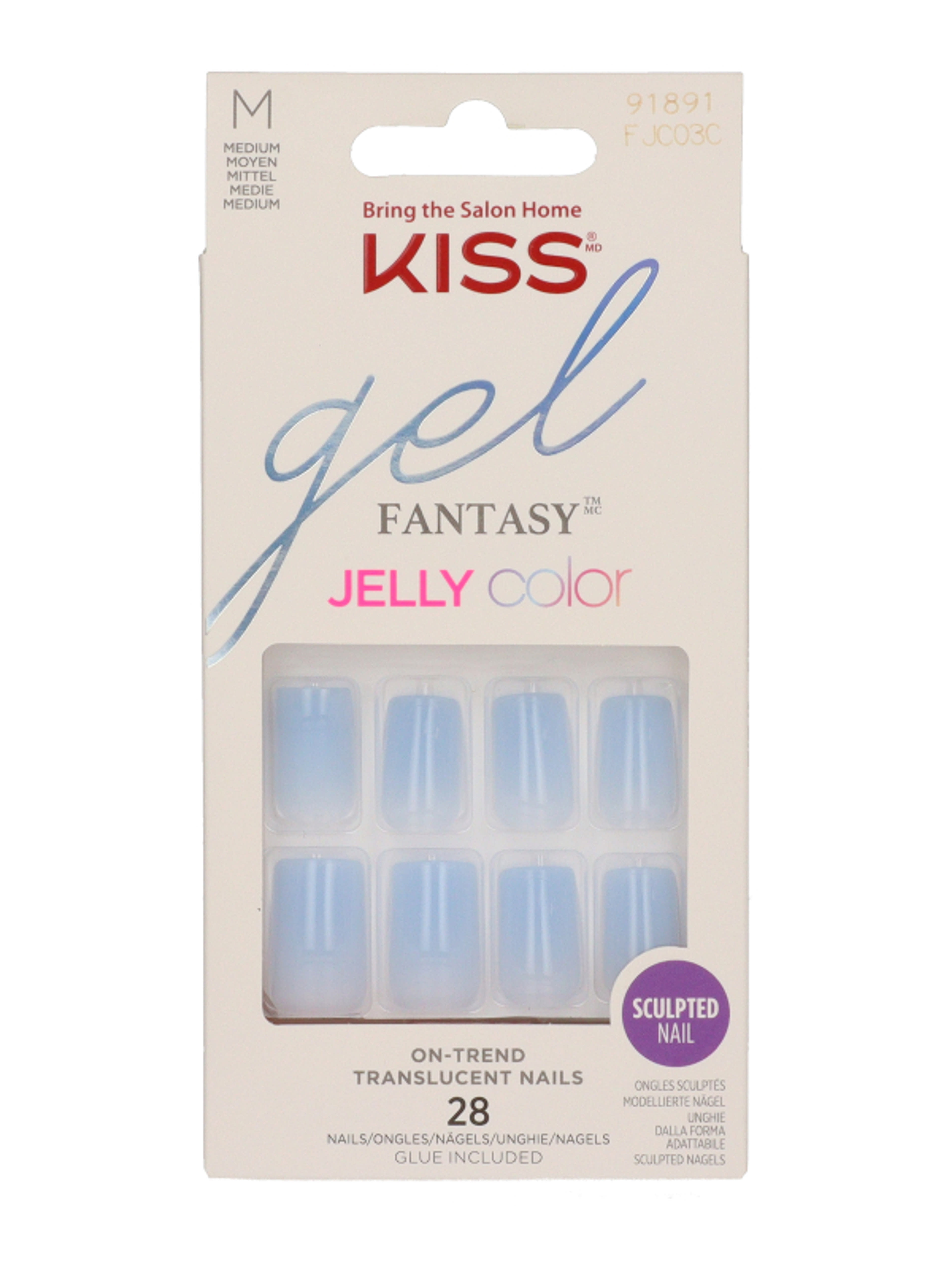 Kiss Jelly Fantasy Nails műköröm /Jelly Crushin - 1 db-1