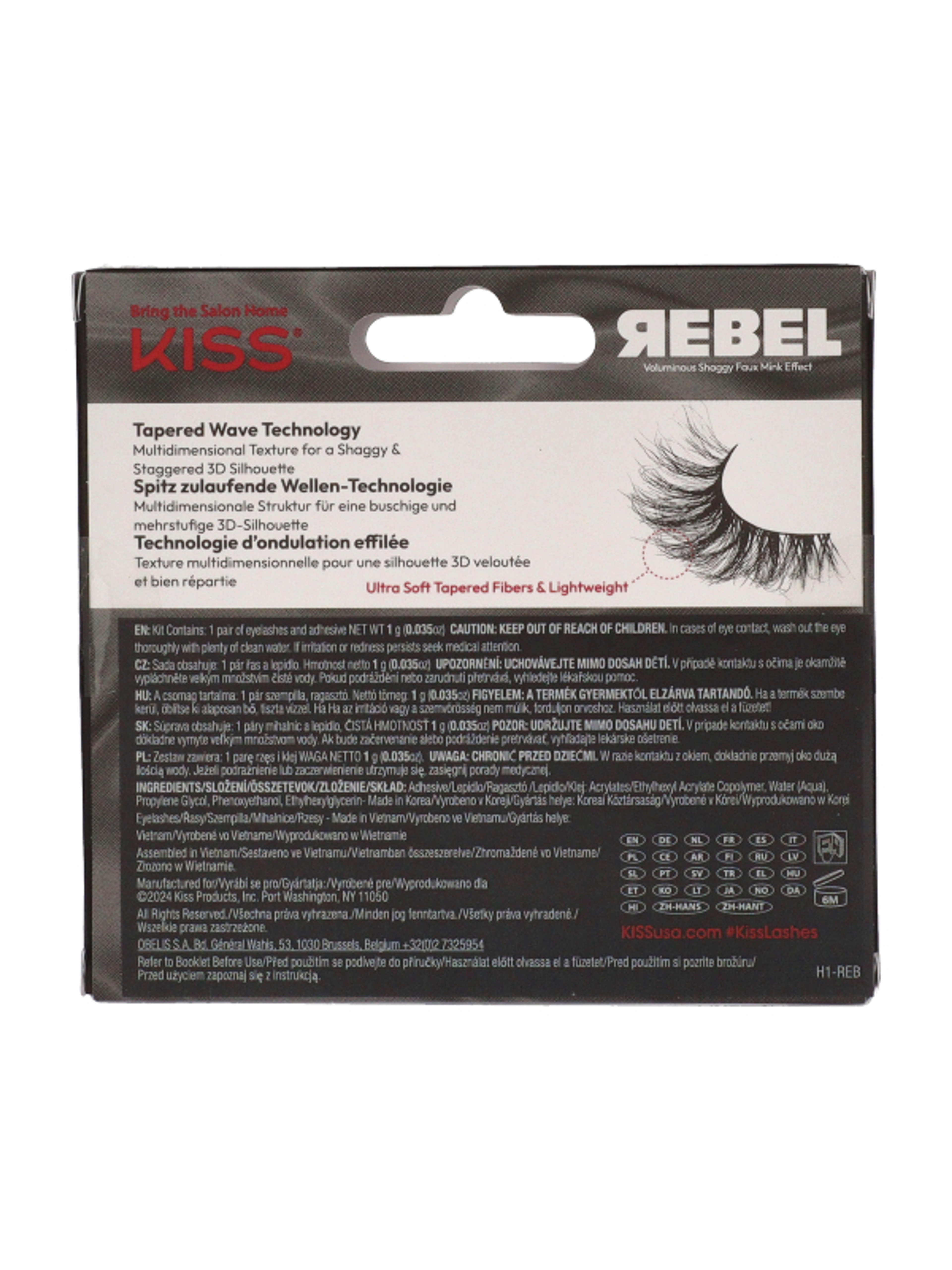 Kiss Lash Couture Rebel Collention műszempilla /03 - 1 db-3