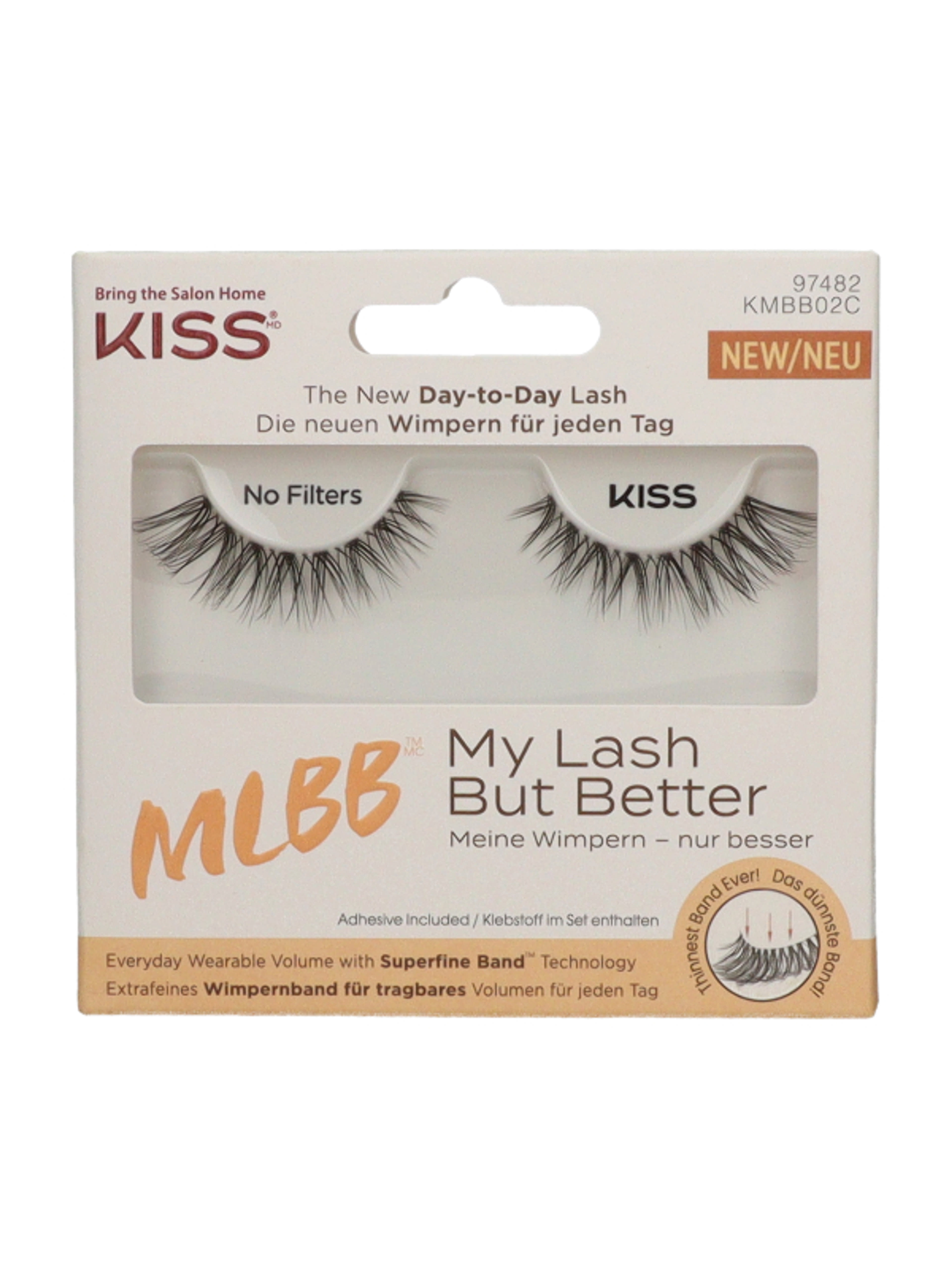 Kiss MLBB műszempilla /02 - 1 db