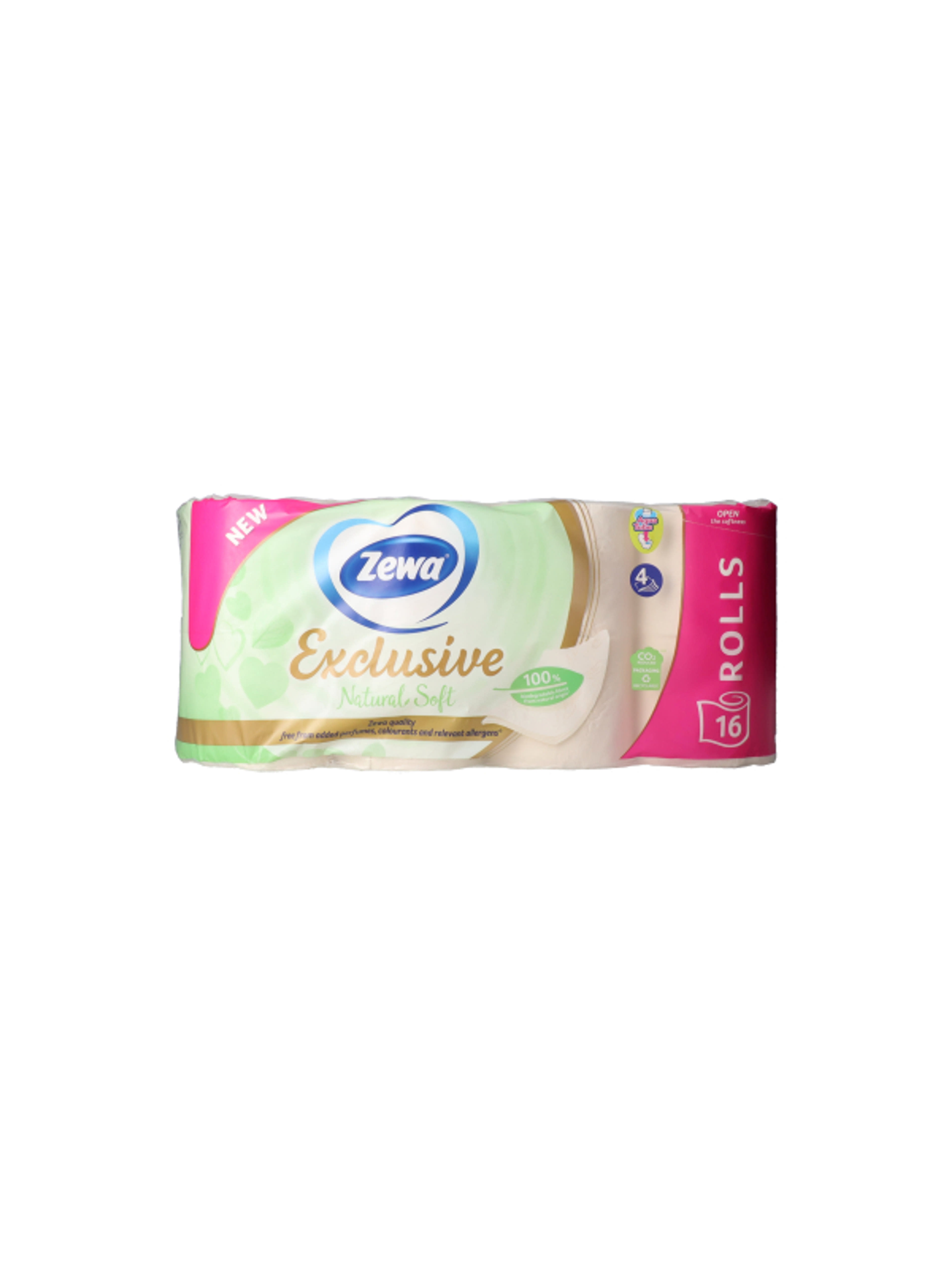 Zewa Exclusive Natural 4 rétegű toalettpapír - 16 db
