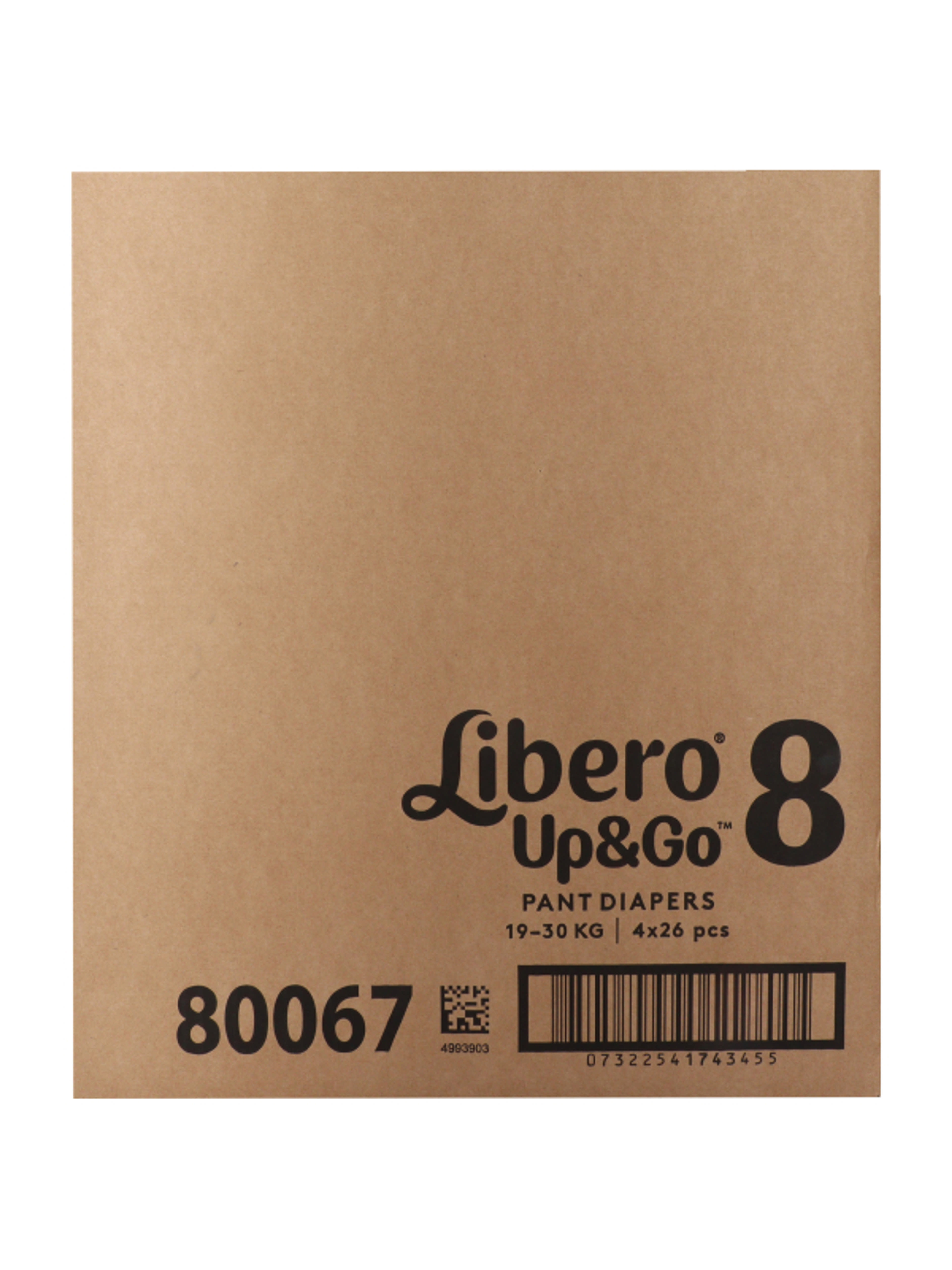Libero Up&Go Mega Pack bugyipelenka 8-as 19-30 kg - 104 db-2