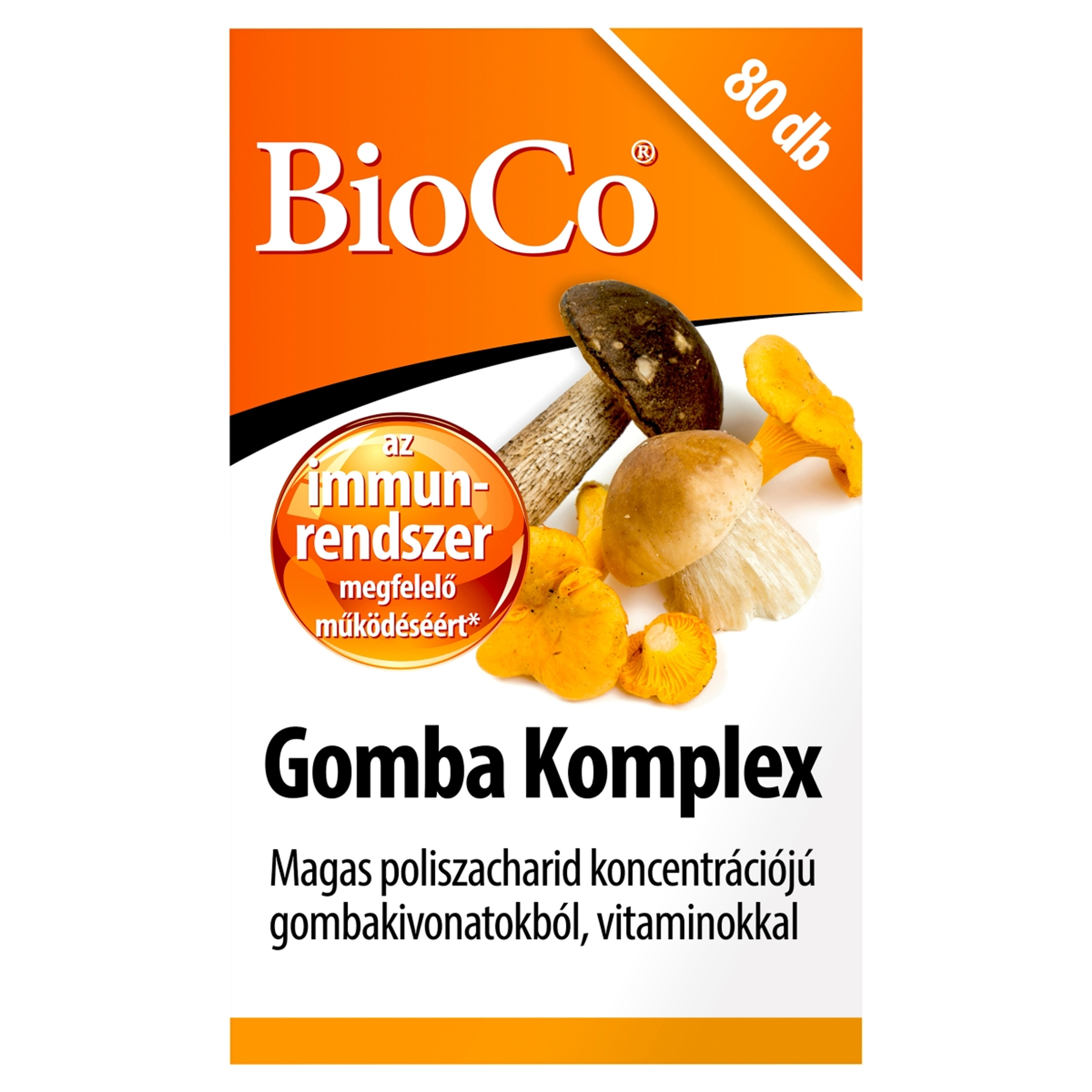 Bioco gomba komplex étrendkiegészítő tabletta - 80 db-1