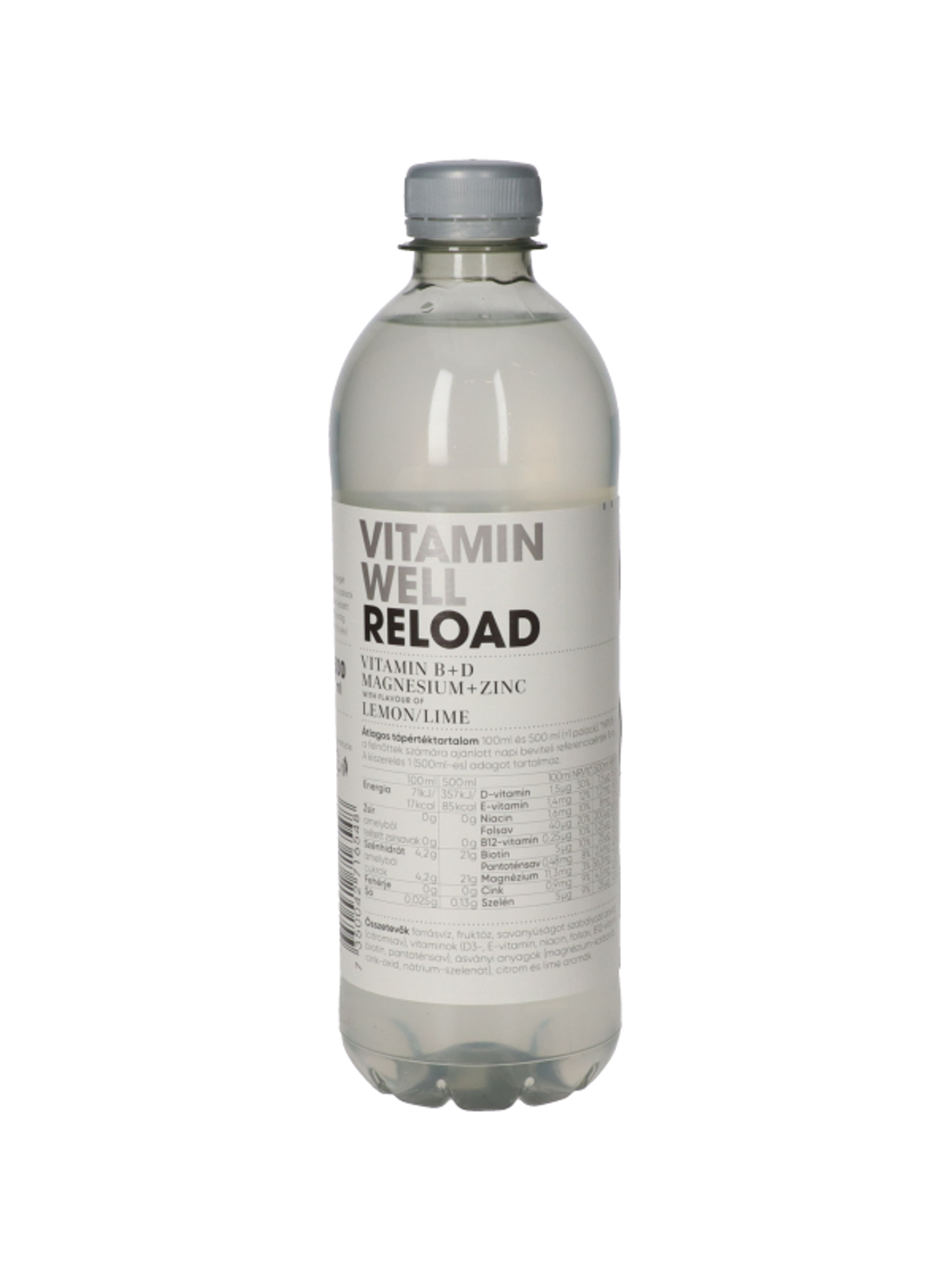 Vitamin Well Reload citrom-lime ízű, szénsavmentes, energiaszegény üdítőital - 500 ml-3