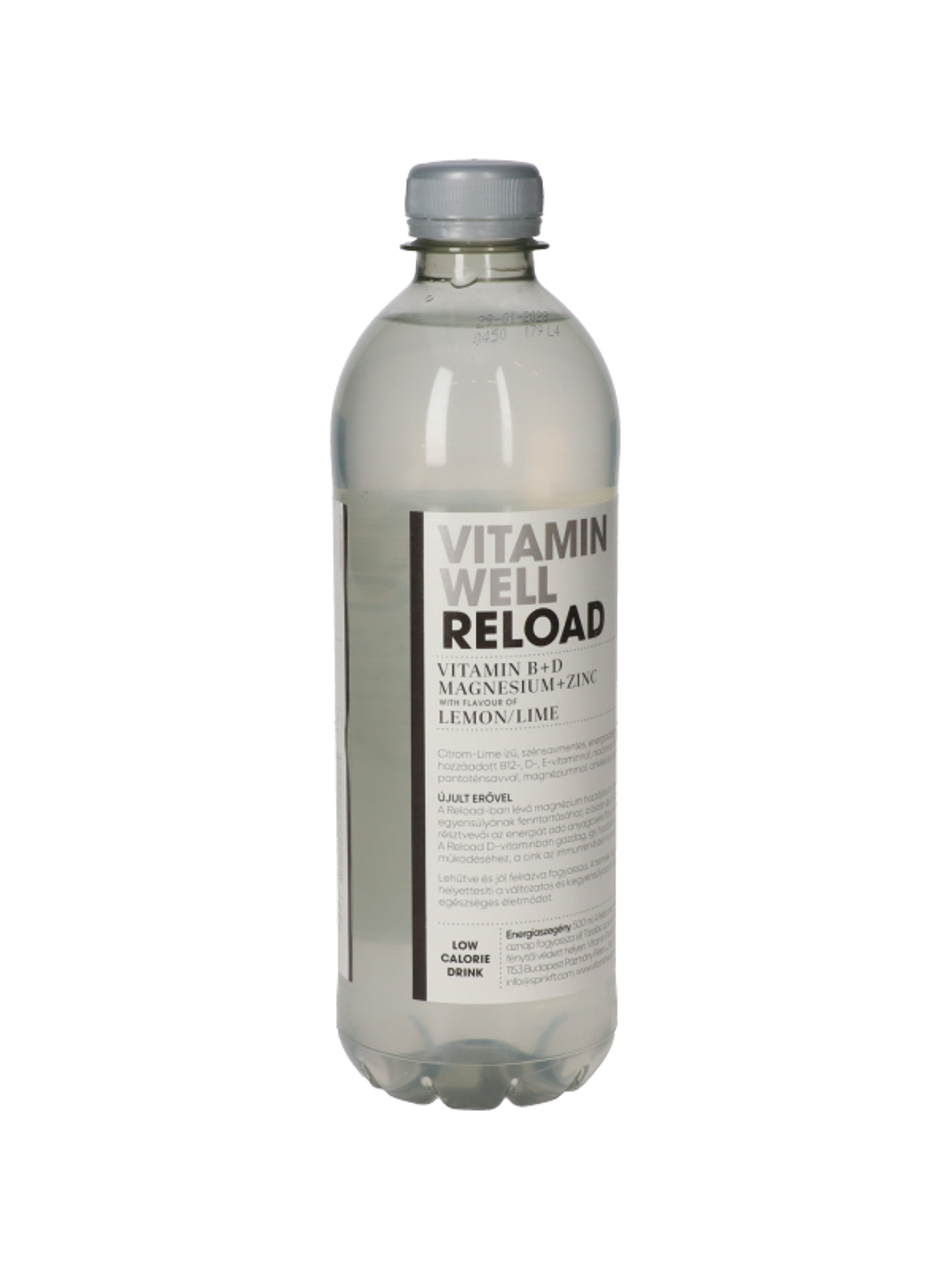 Vitamin Well Reload citrom-lime ízű, szénsavmentes, energiaszegény üdítőital - 500 ml-4