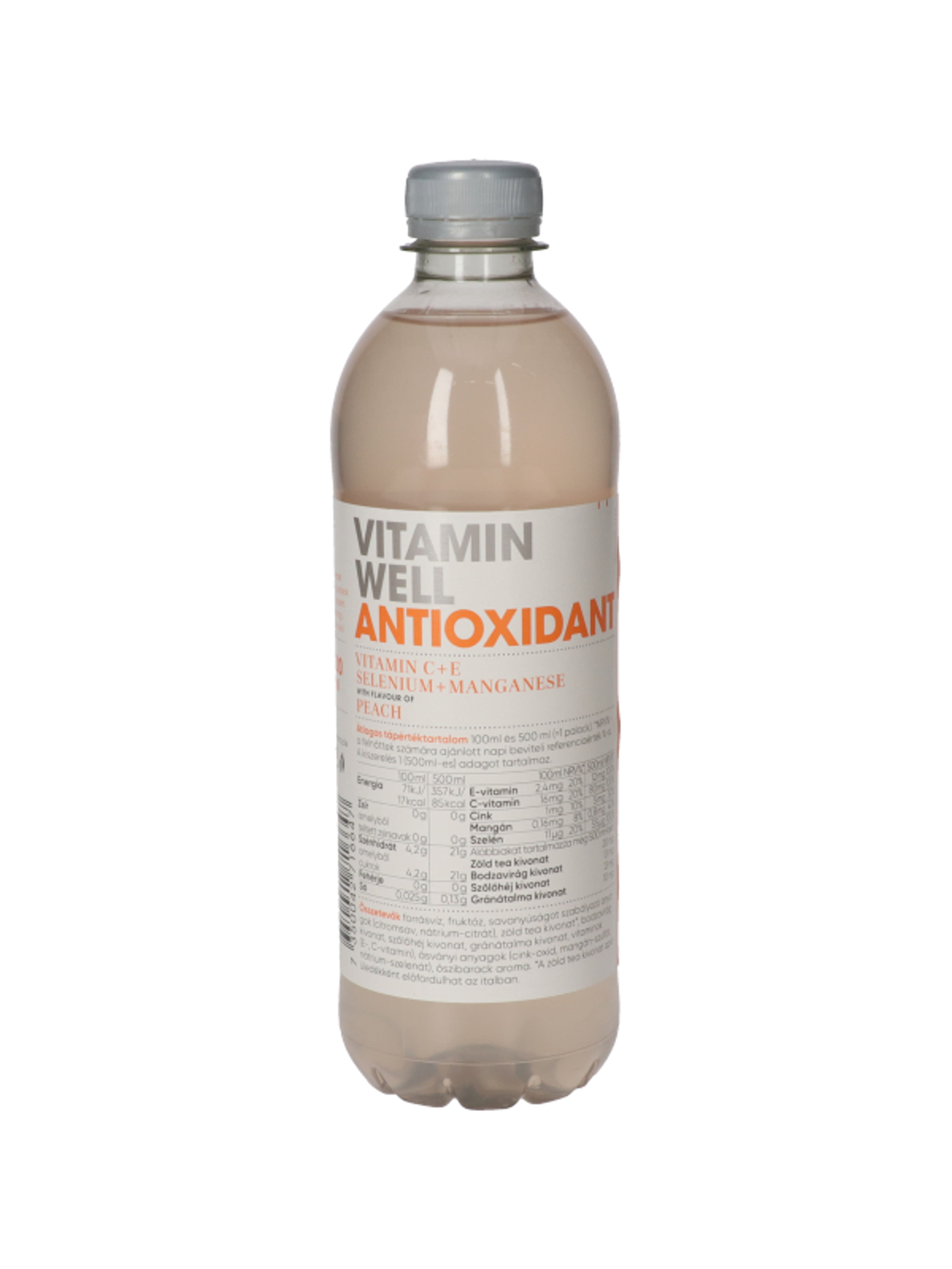 Vitamin Well Antioxidant őszibarack ízű, szénsavmentes, energiaszegény üdítőital - 500 ml-5