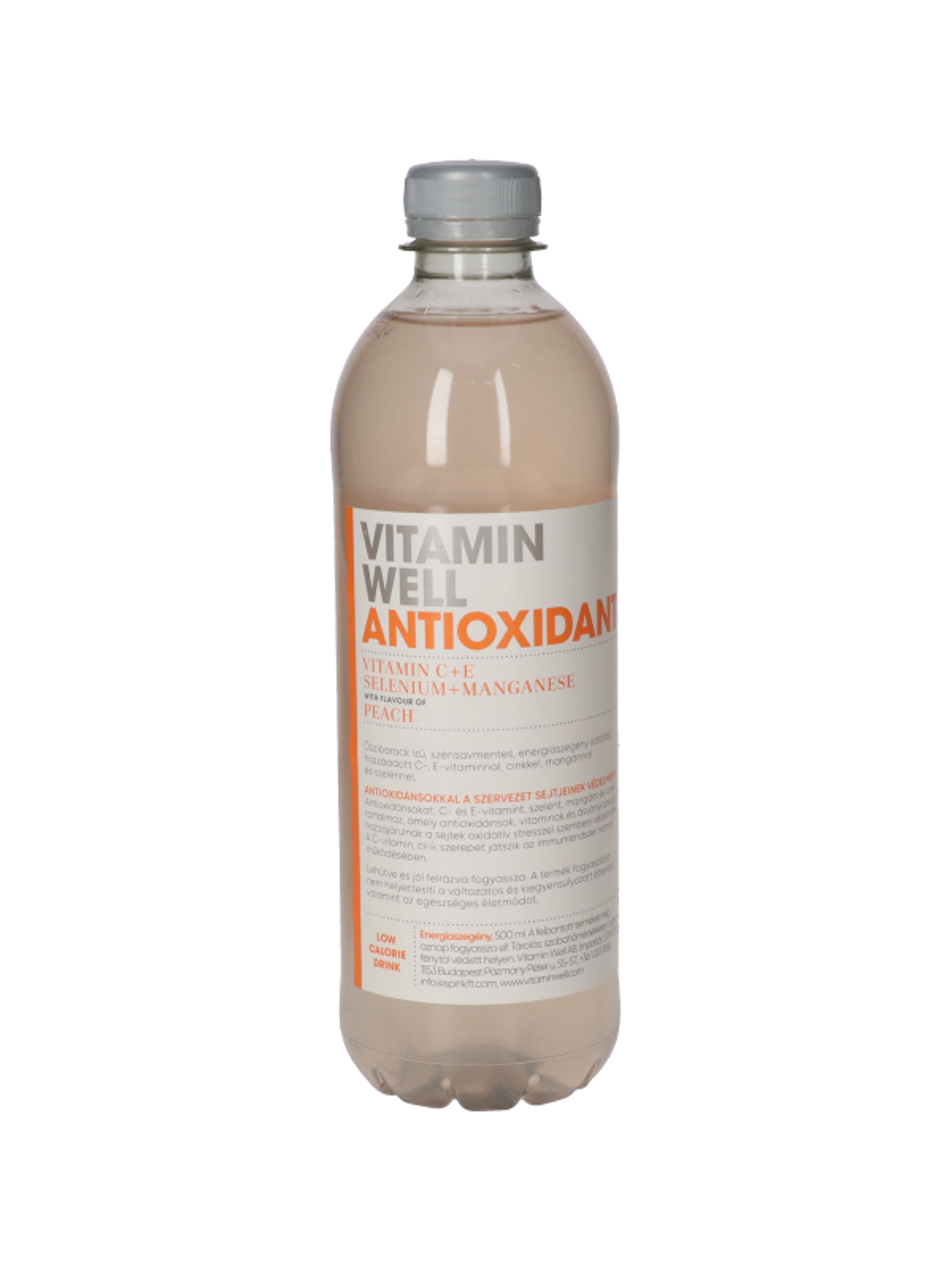 Vitamin Well Antioxidant őszibarack ízű, szénsavmentes, energiaszegény üdítőital - 500 ml-1