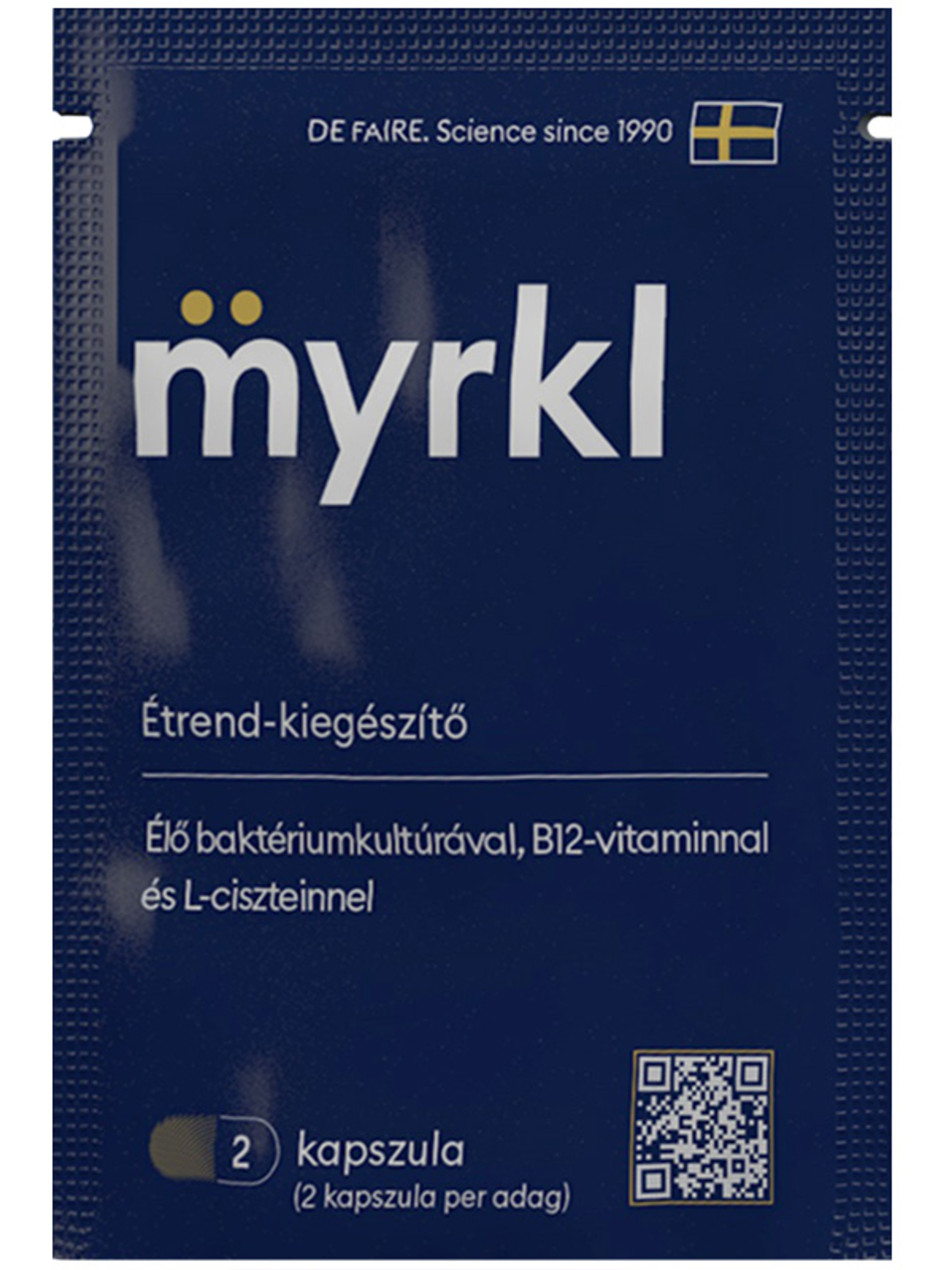 Myrkl étrend-kiegészítő kapszula élő baktériumkultúrával, B12-vitaminnal és L-ciszteinnel - 2 db-1