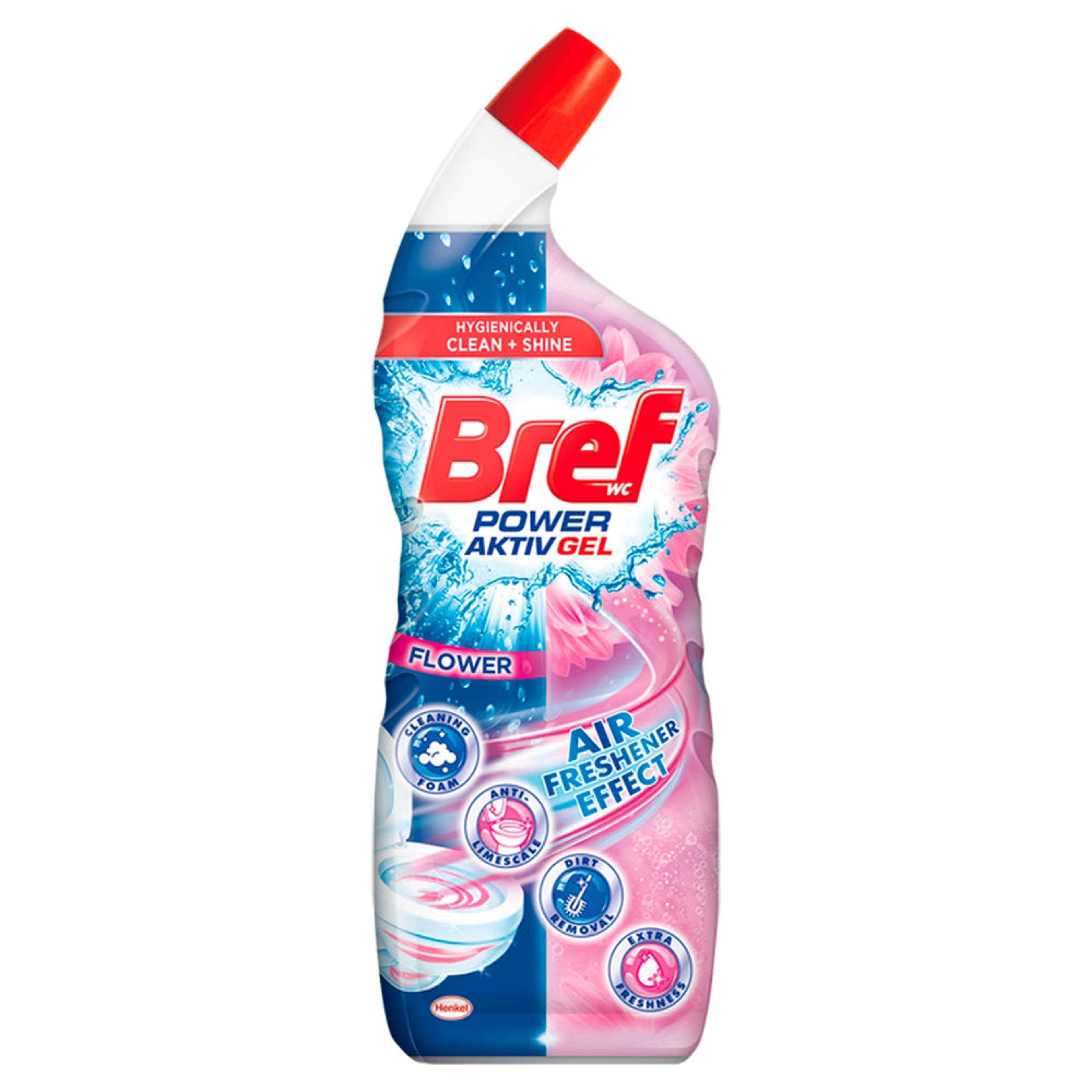Bref Power Aktiv Gel Flower WC tisztító - 700 ml