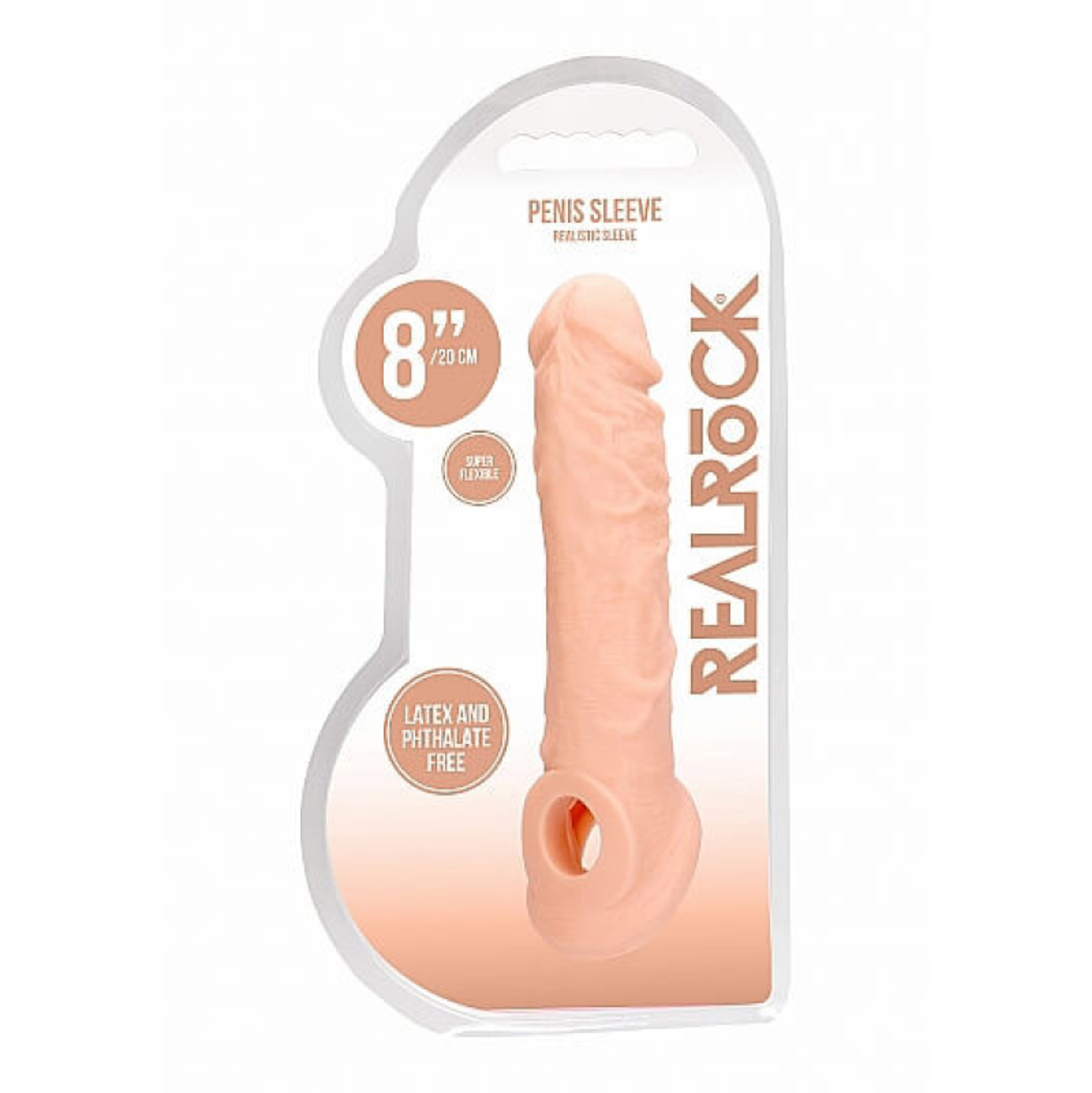 Realrock Penis Sleeve 8 péniszköpeny - 1 db