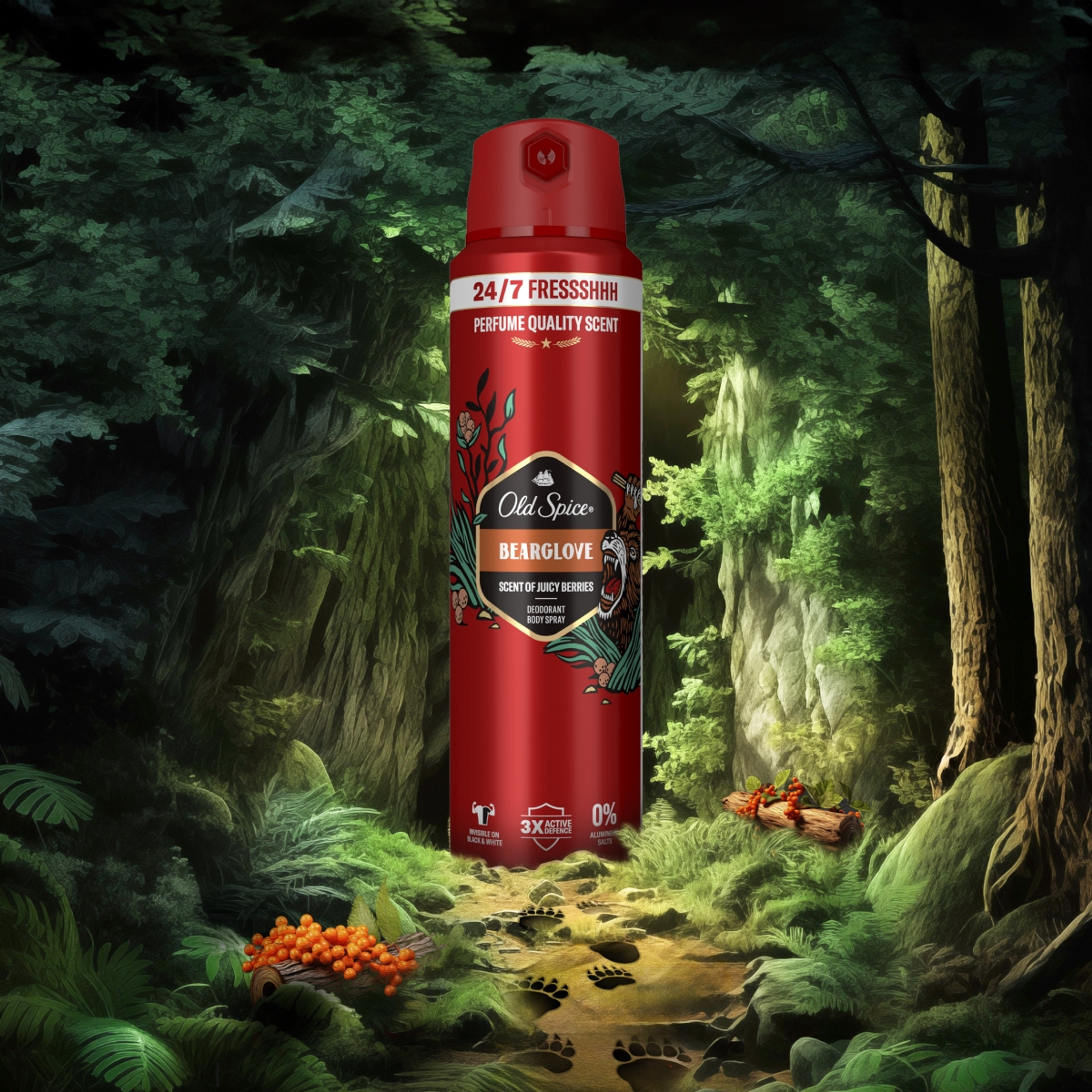 Old Spice Bearglove dezodor spray férfiaknak - 200 ml-7