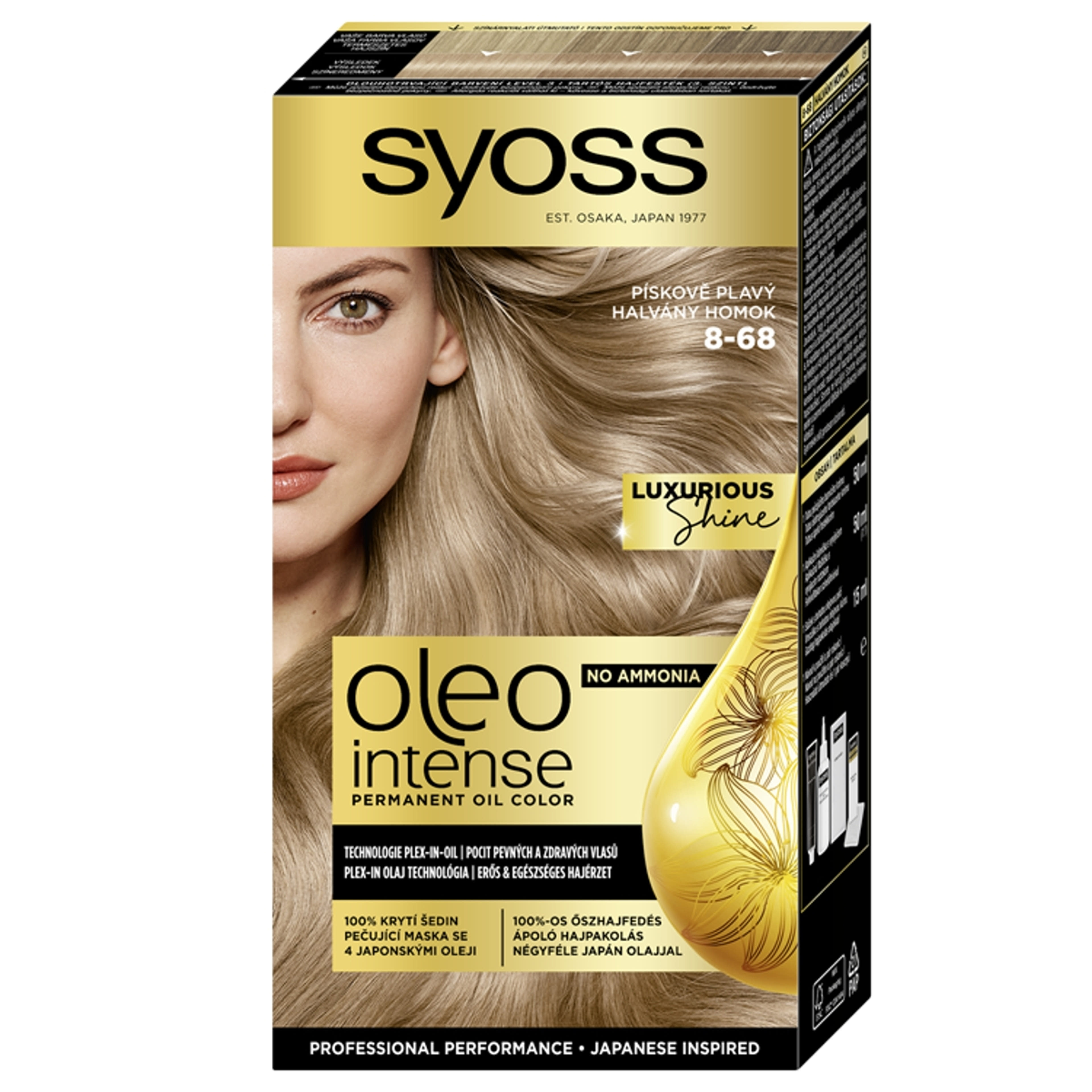 Syoss Oleo Intense tartós hajfesték 8-86 halvány homok - 1 db-1