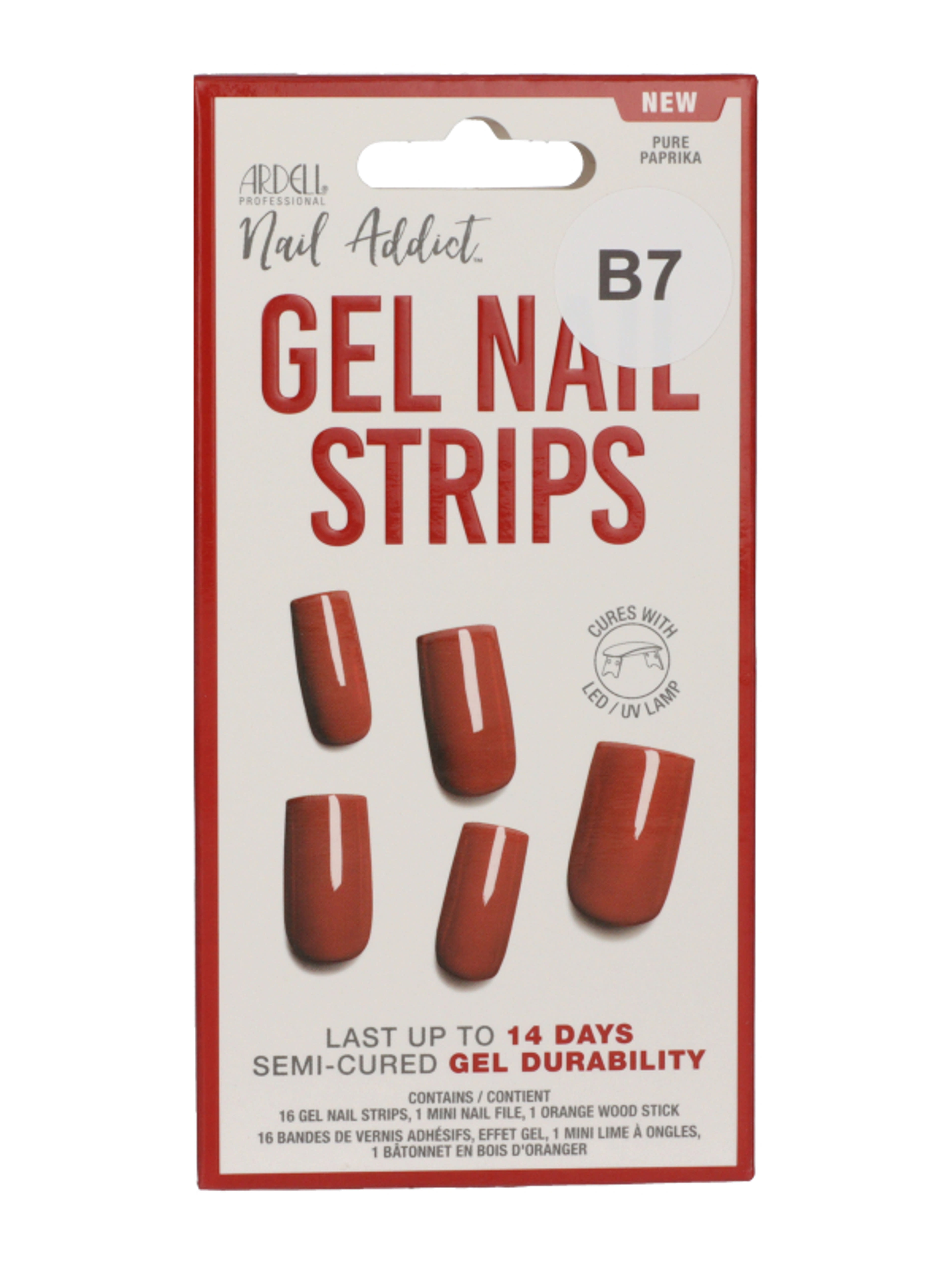 Ardell Gel Nails körömmatrica /Pure Paprika - 1 db-1