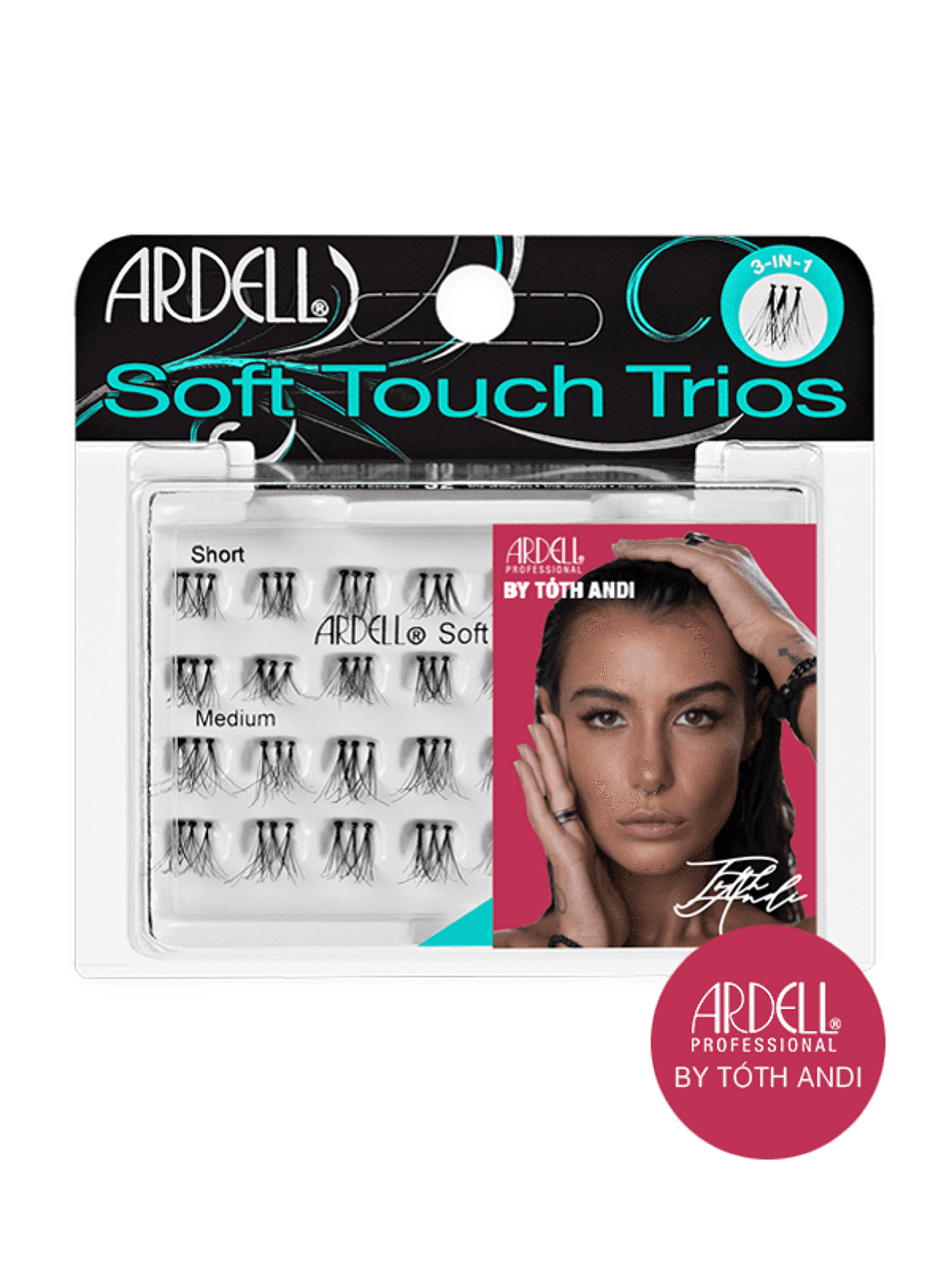 Ardell Lash Soft Touch Trios Pack műszempilla - 1 db