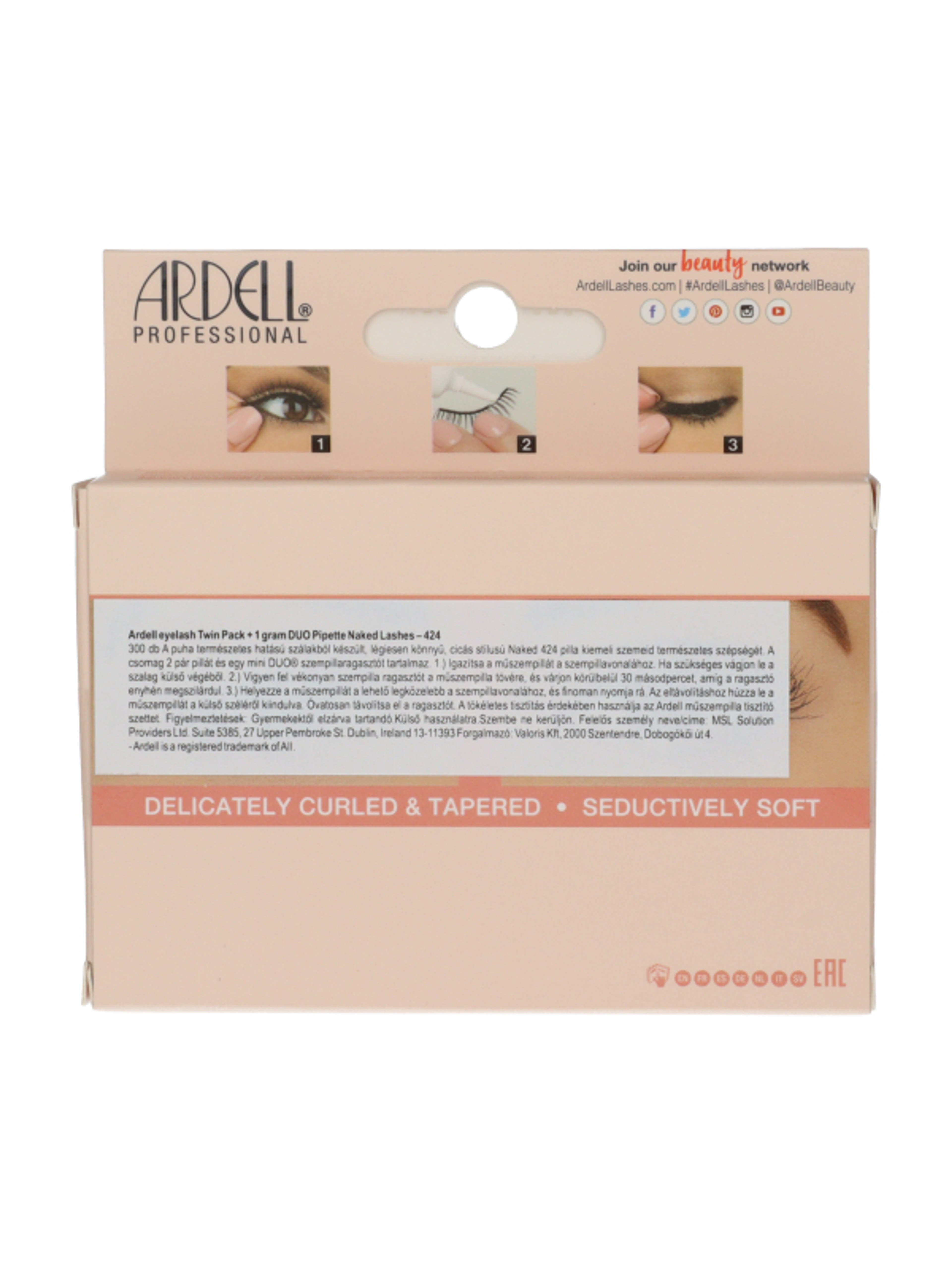 Ardell Naked Lashes soros műszempilla szett /424 - 1 db-2